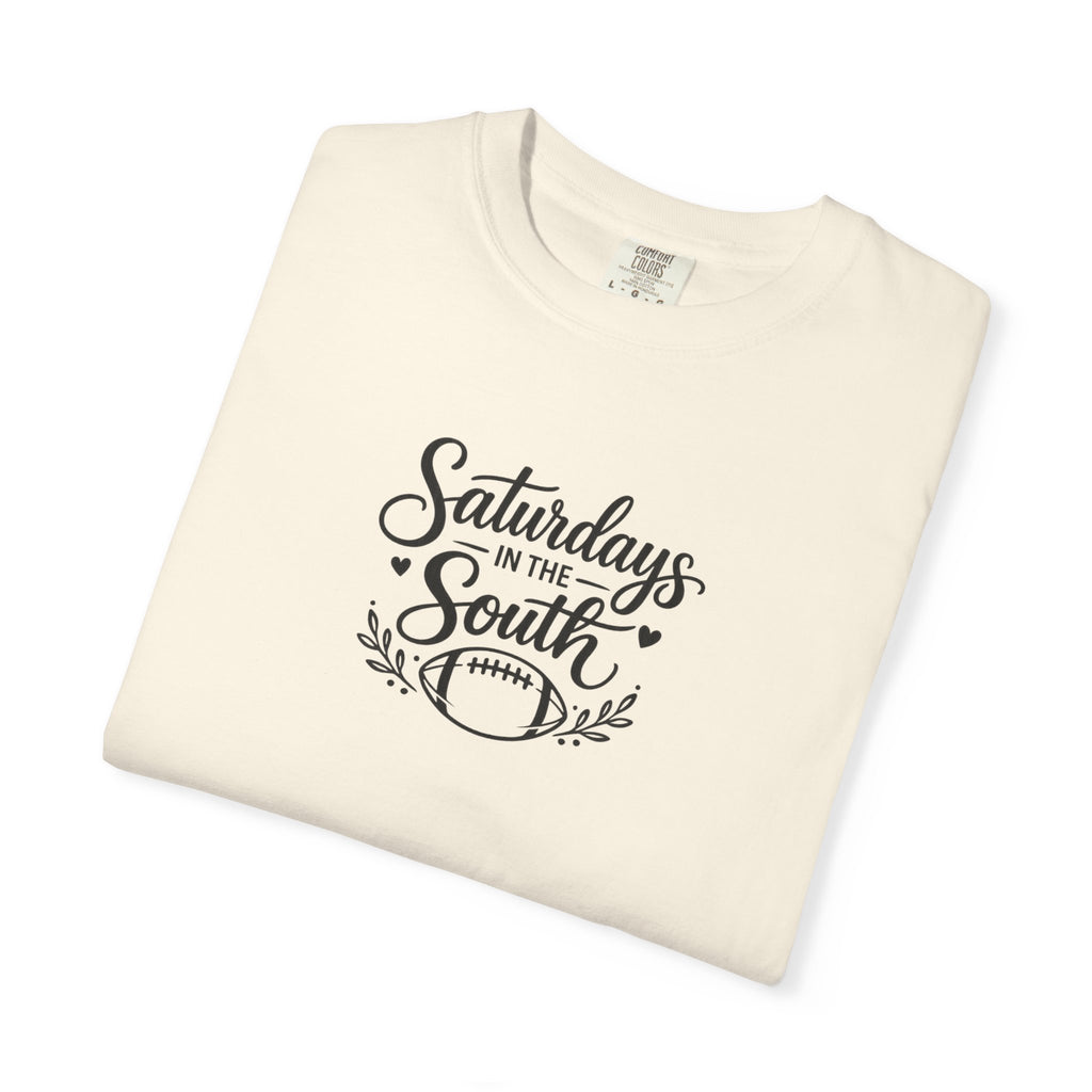 Saturdays in the South T-Shirt — Vintage Football Weekend Tee