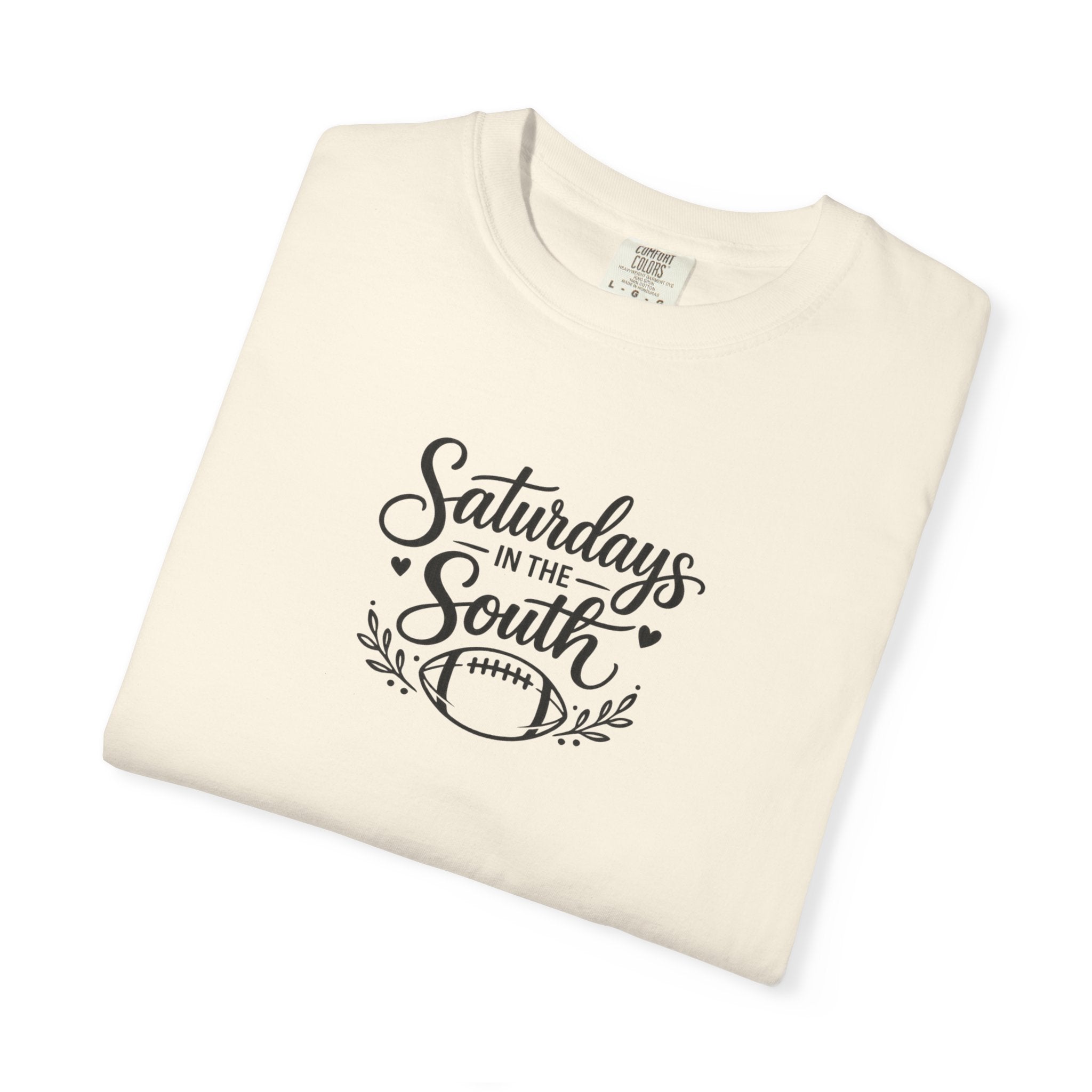 Saturdays in the South T-Shirt — Vintage Football Weekend Tee