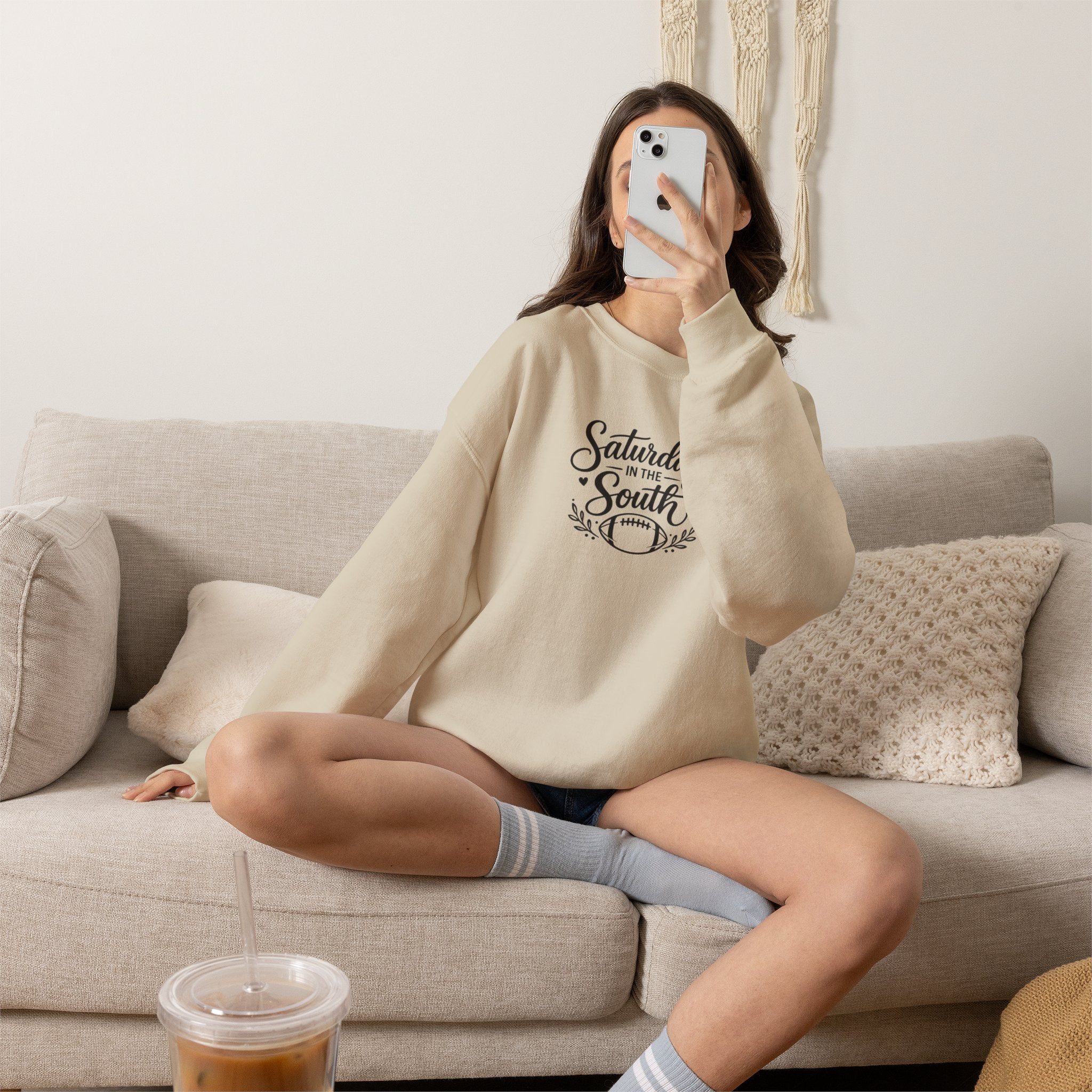 Saturdays in the South sweatshirt | Southern football crewneck