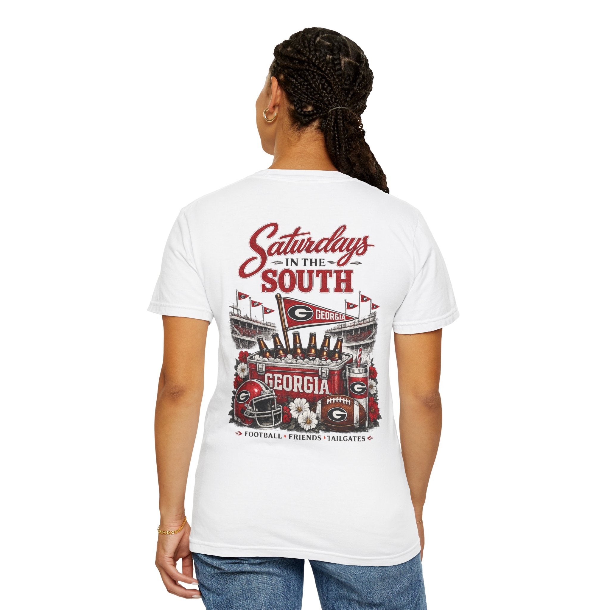 Saturdays in the South Georgia Football T-Shirt