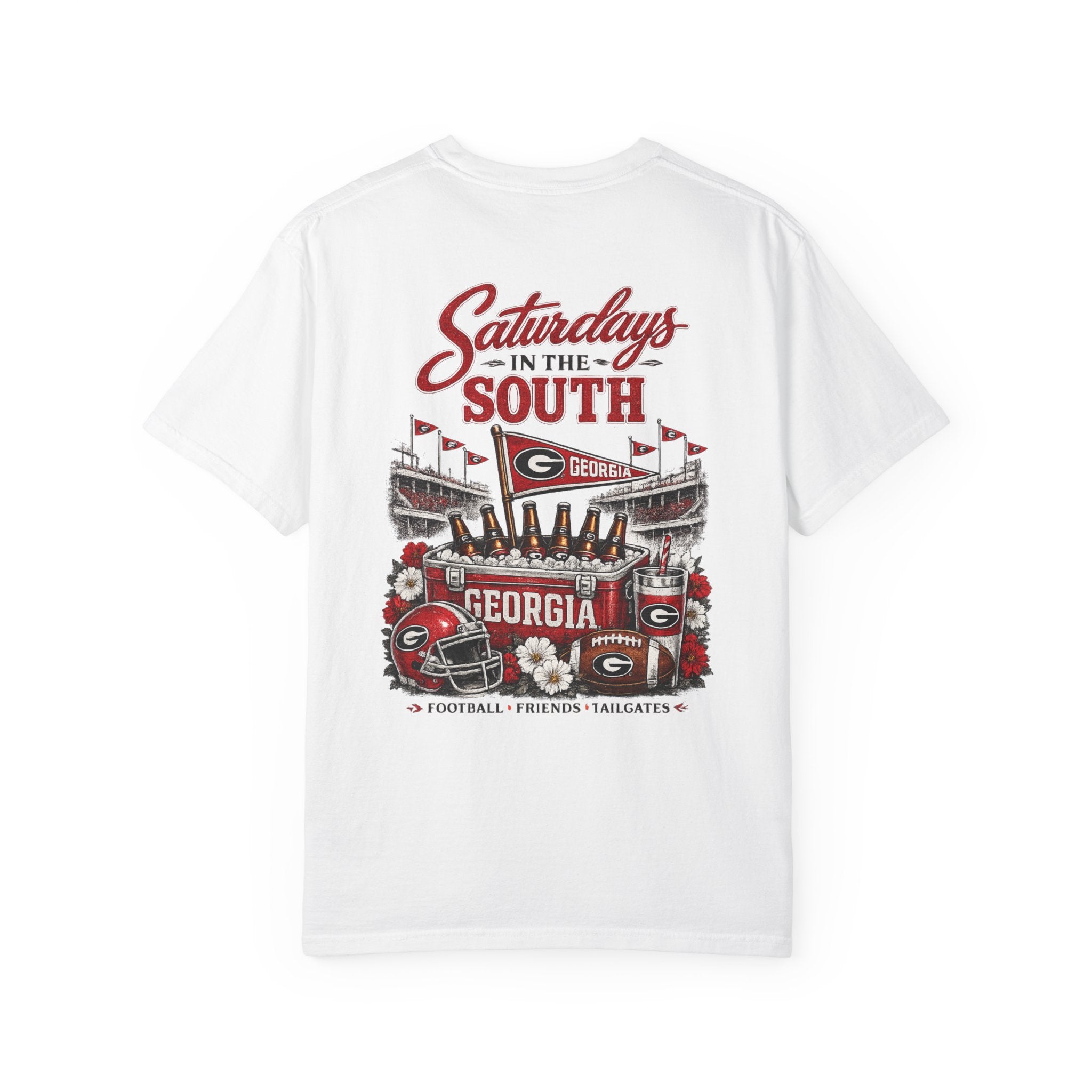 Saturdays in the South Georgia Football T-Shirt