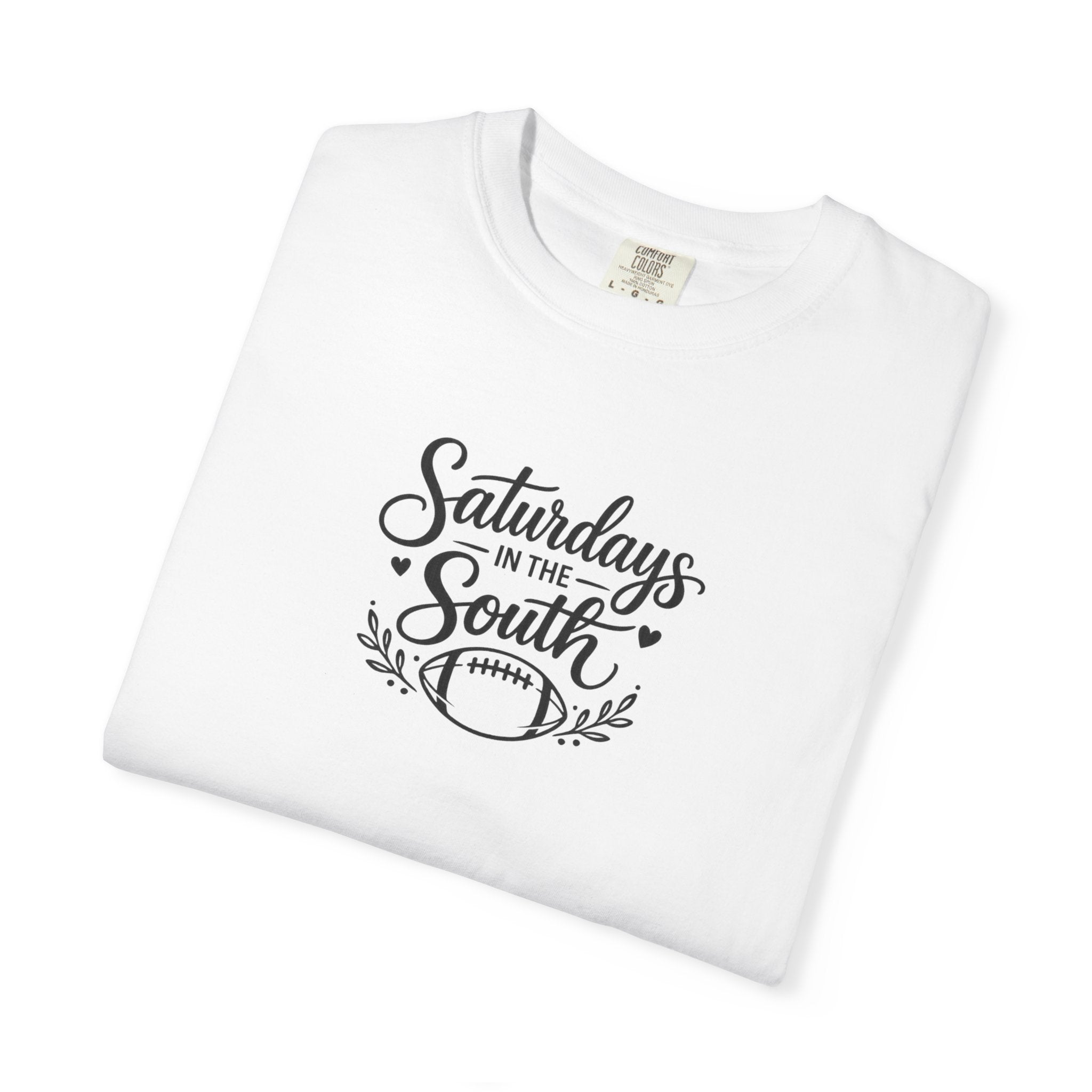 Saturdays in the South T-Shirt — Vintage Football Weekend Tee