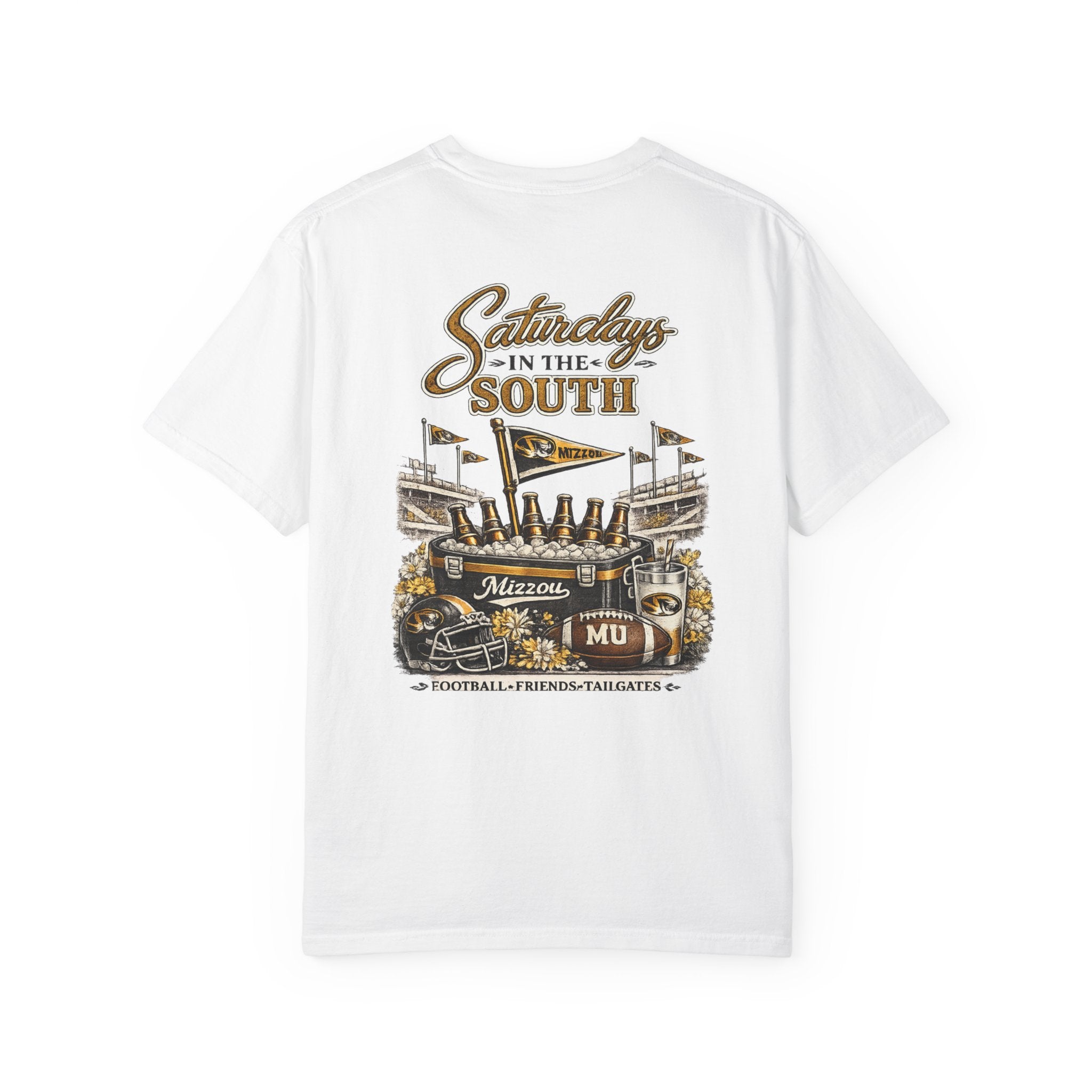 Saturdays in the South - Missouri Tigers Football Tee
