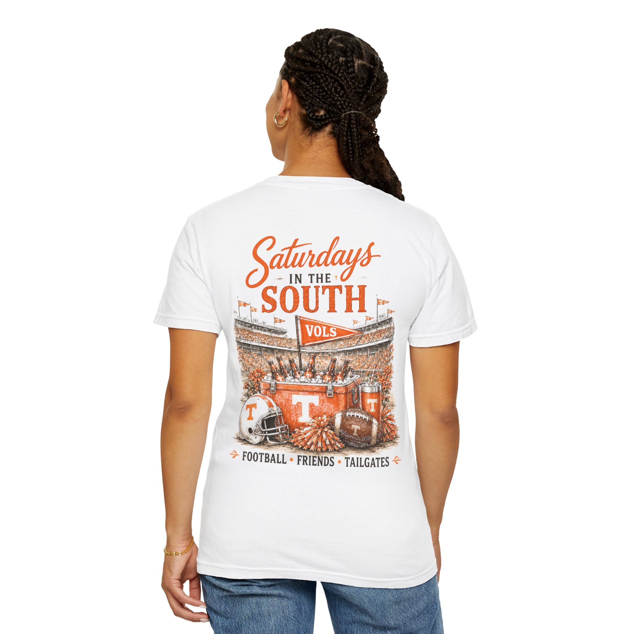 Saturdays in the South T-Shirt — Tennessee Vols Football Tailgate Tee