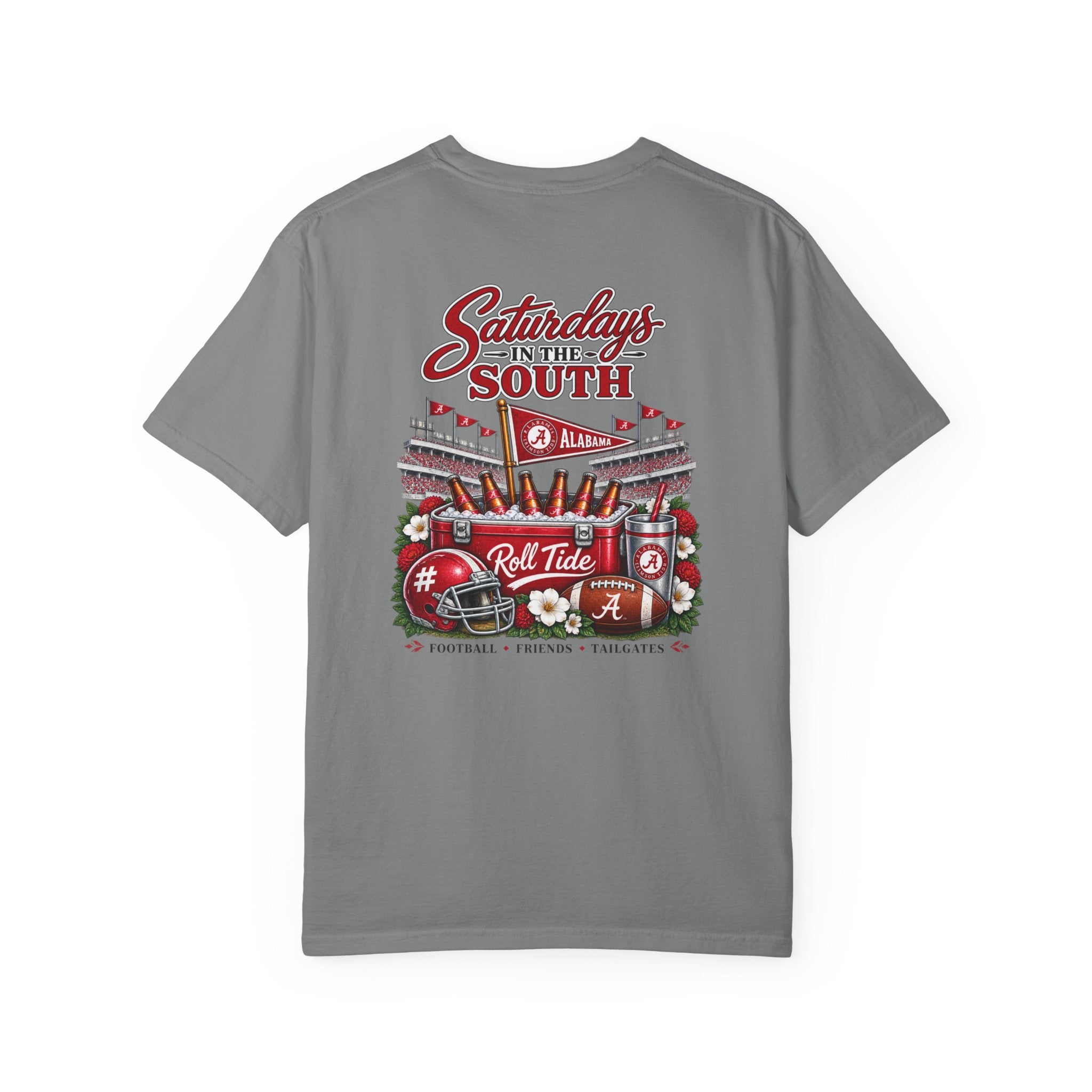 Saturdays in the South T-shirt | Alabama Tailgate Football Tee