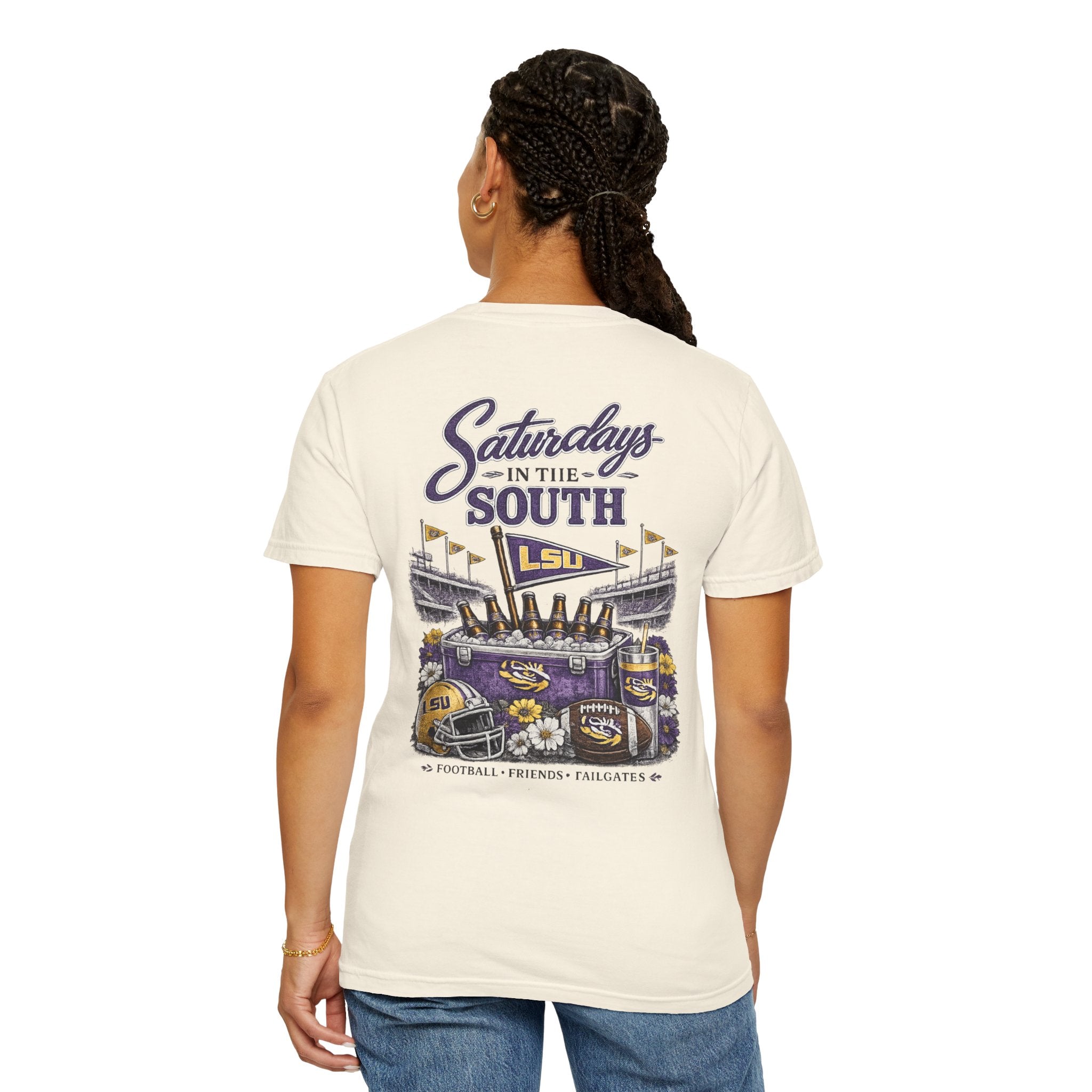 Saturdays in the South T-Shirt - LSU Tigers