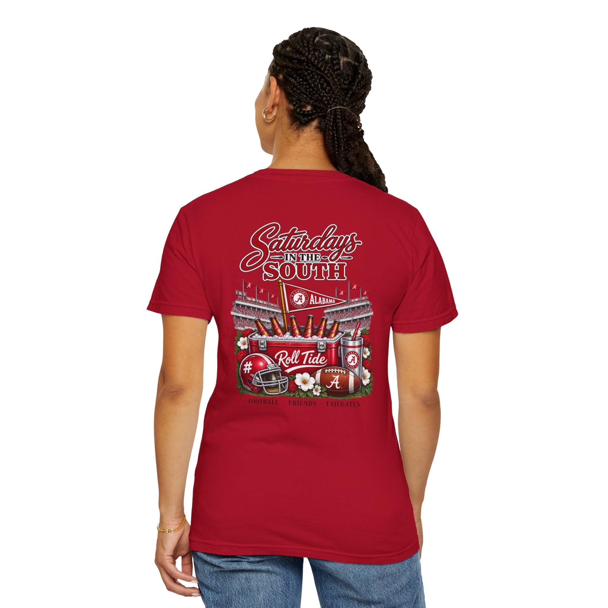 Saturdays in the South T-shirt | Alabama Tailgate Football Tee