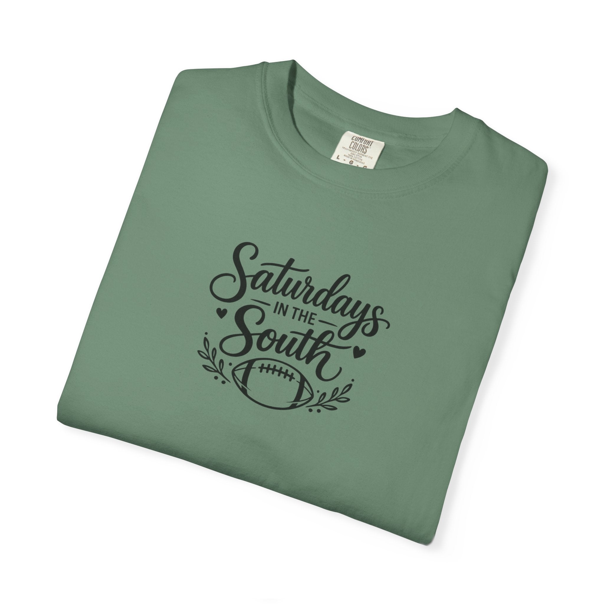 Saturdays in the South T-Shirt — Vintage Football Weekend Tee