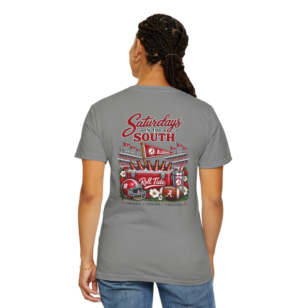 Saturdays in the South T-shirt | Alabama Tailgate Football Tee