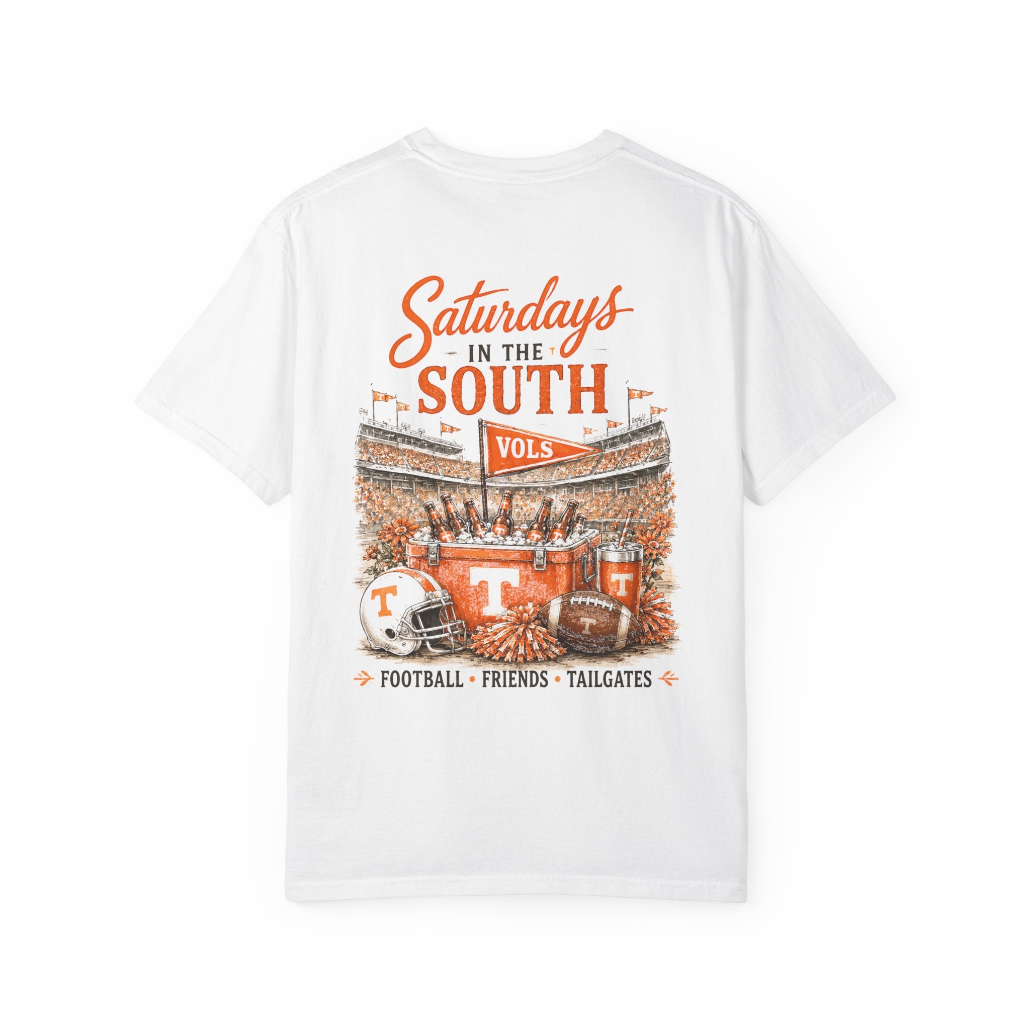 Saturdays in the South T-Shirt — Tennessee Vols Football Tailgate Tee