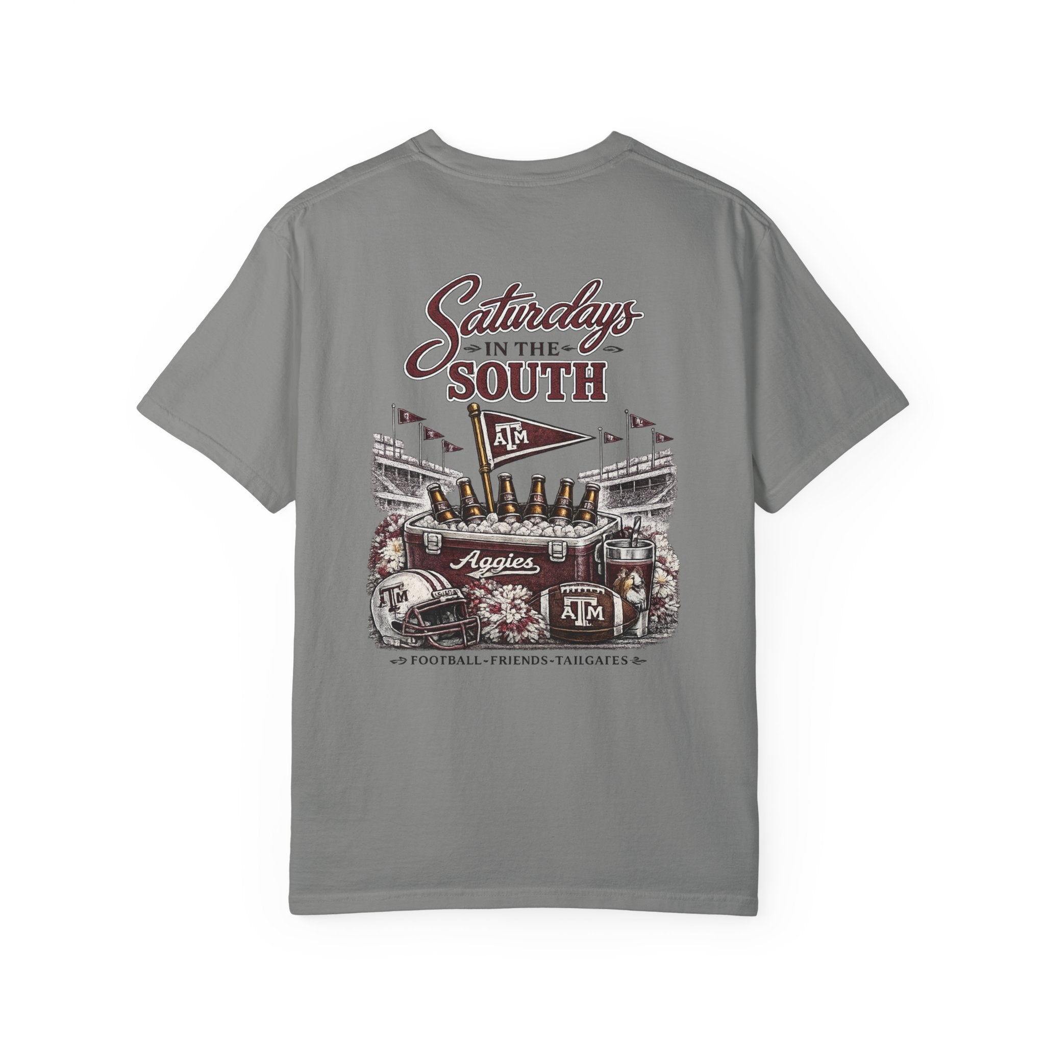 Saturdays in the South T-Shirt — Texas A&M Football Stadium Tee