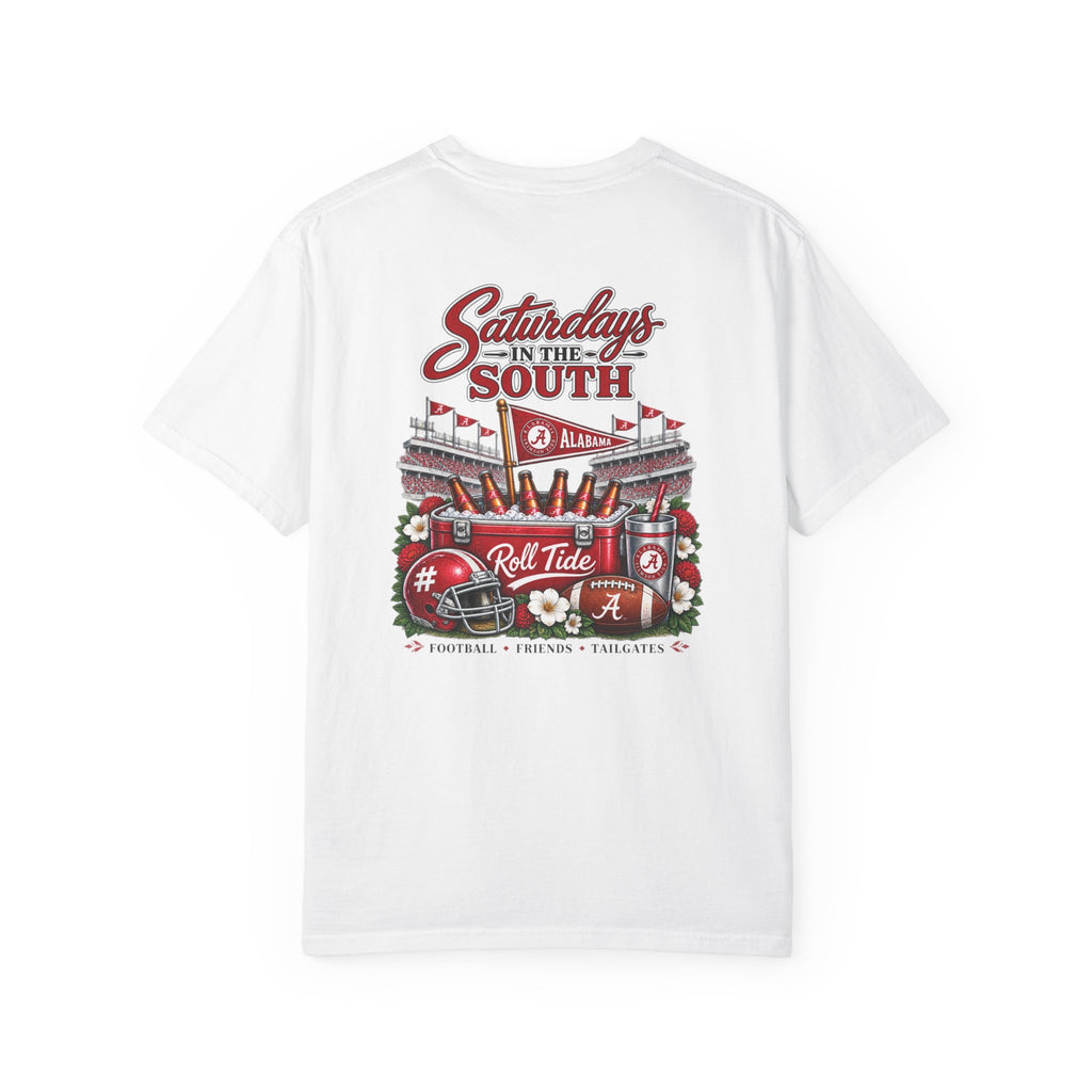Saturdays in the South T-shirt | Alabama Tailgate Football Tee