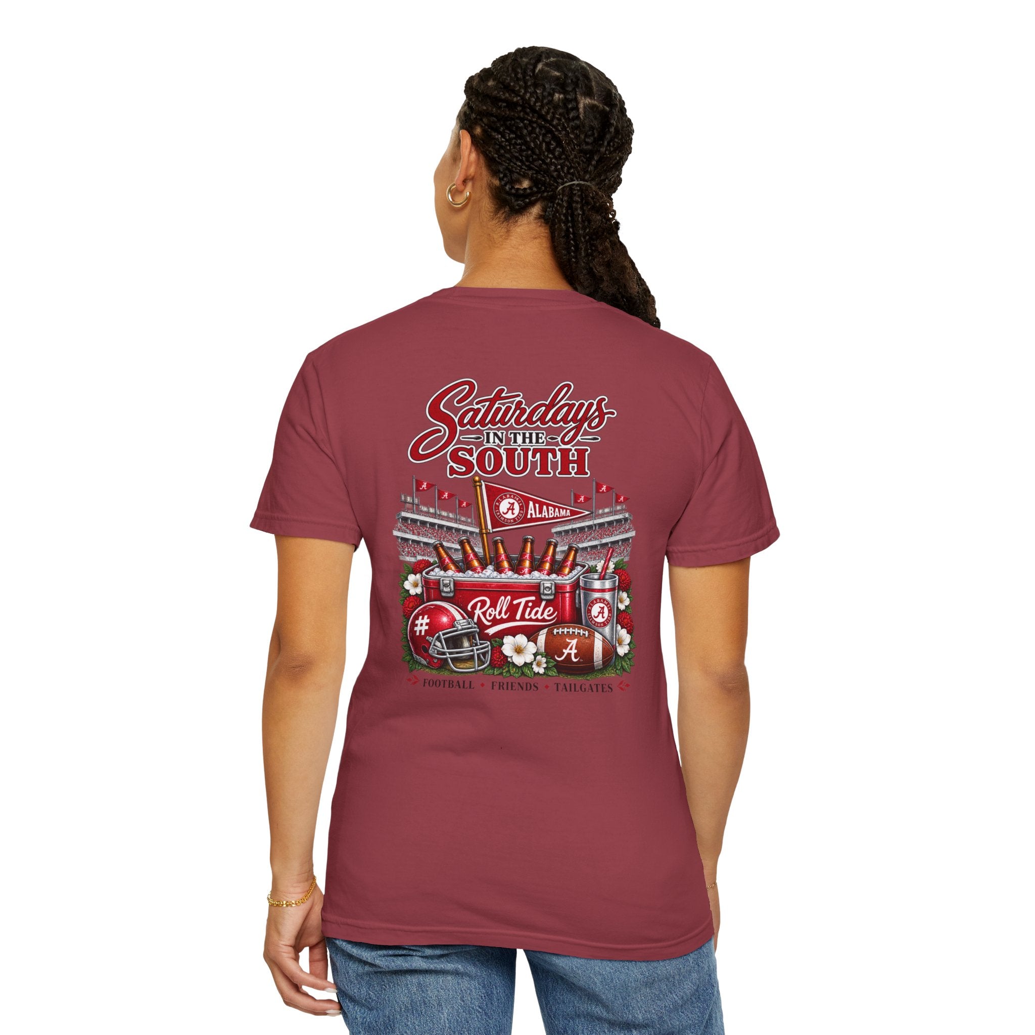 Saturdays in the South T-shirt | Alabama Tailgate Football Tee
