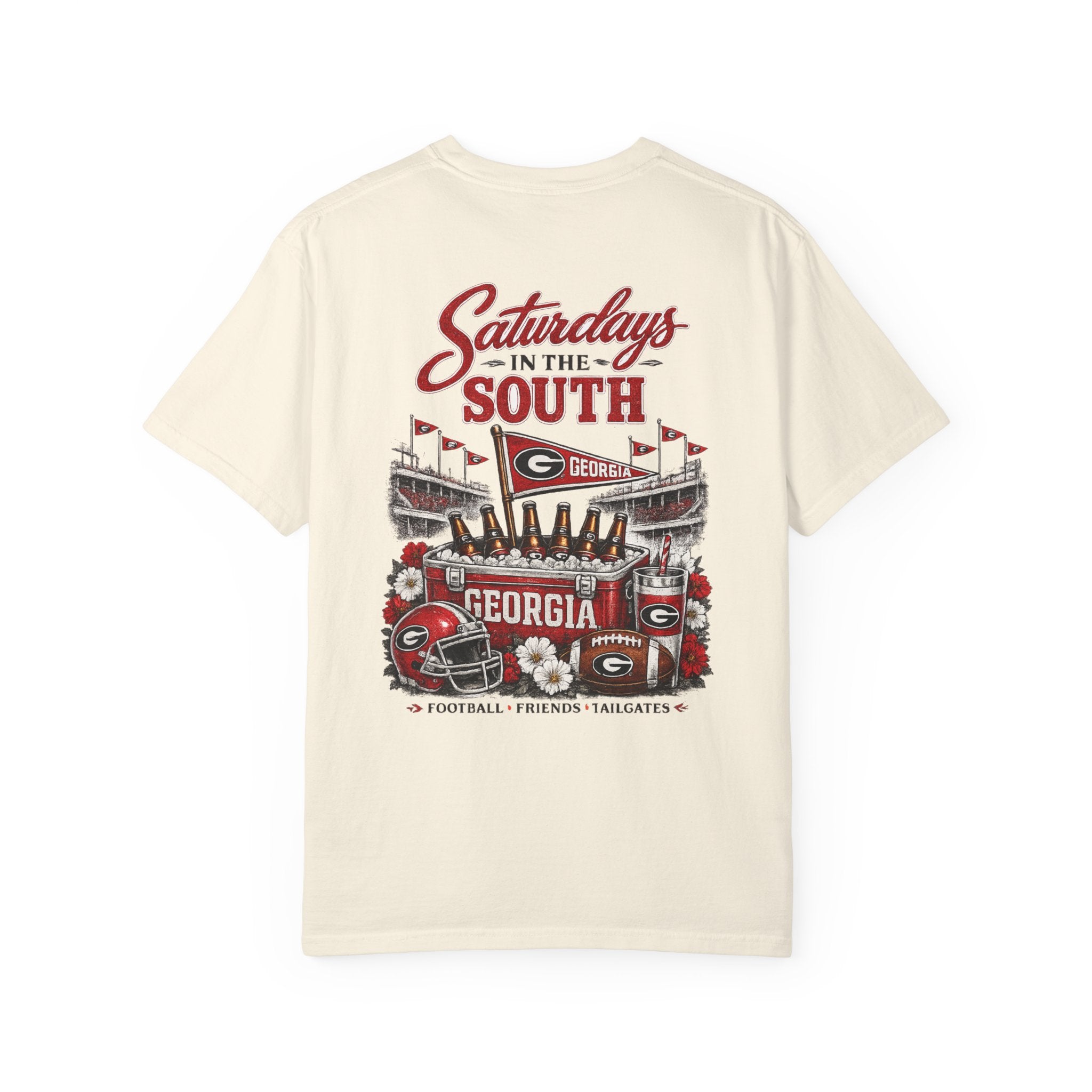 Saturdays in the South Georgia Football T-Shirt