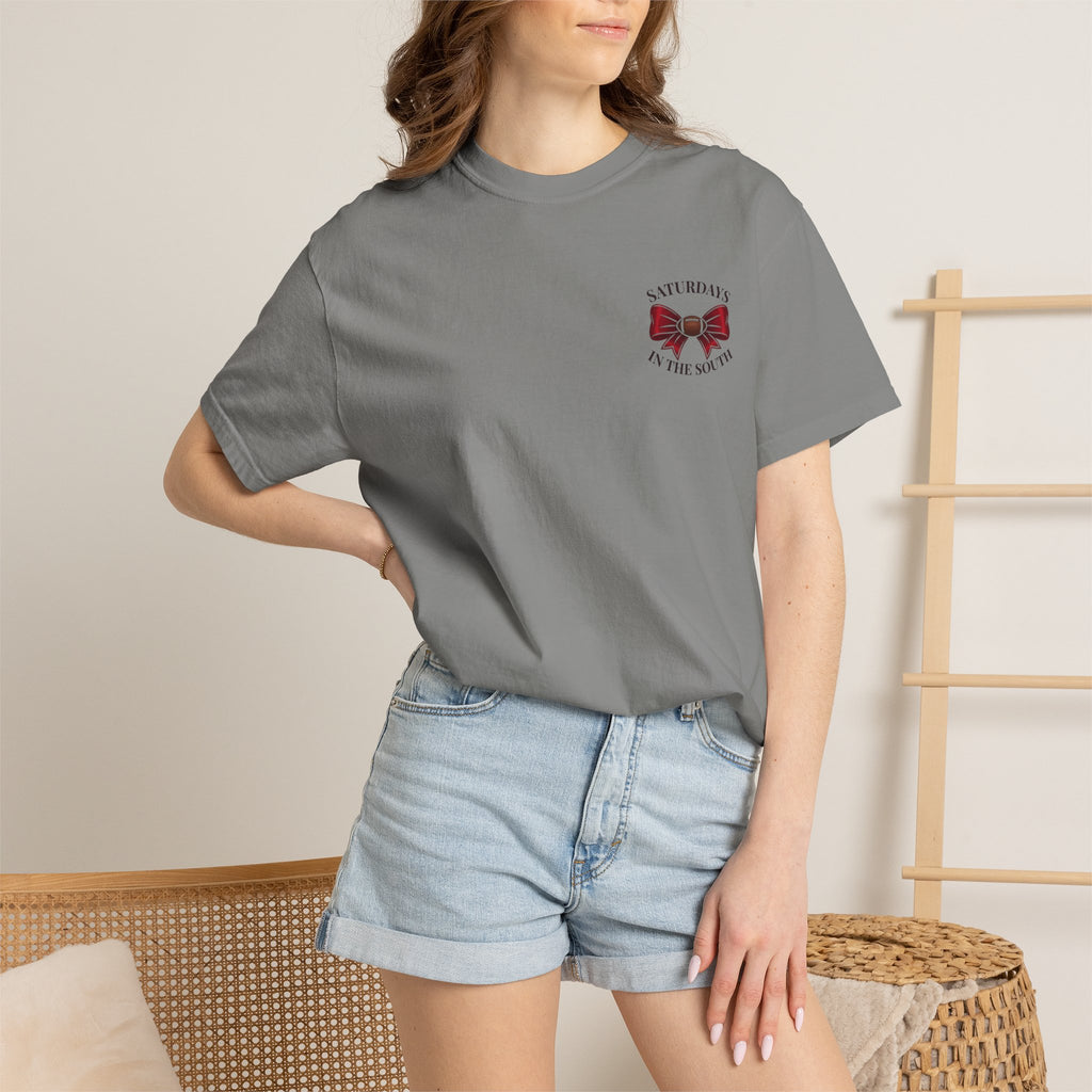 Saturdays in the South T-Shirt — Arkansas Tailgate Football Tee