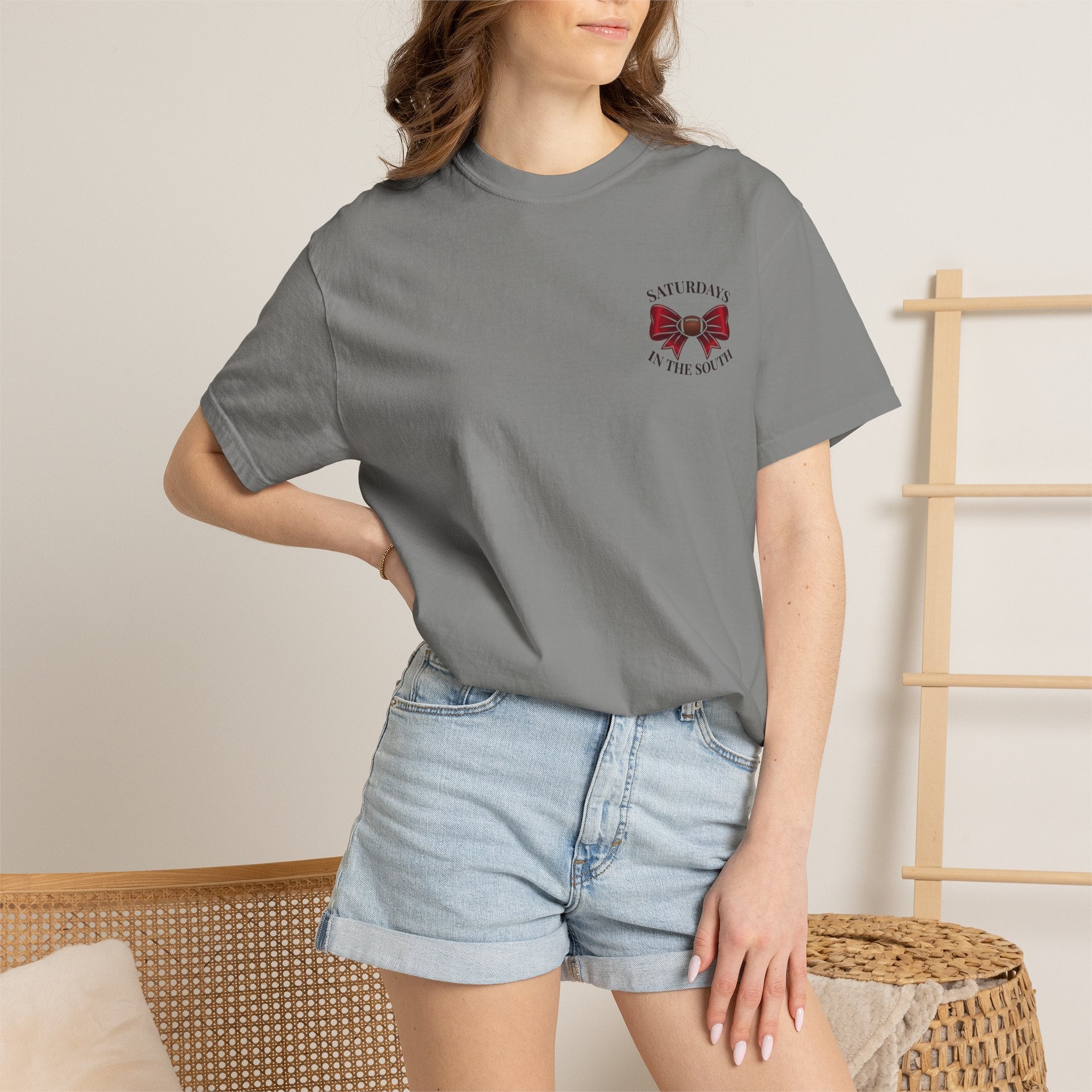 Saturdays in the South T-Shirt — Arkansas Tailgate Football Tee