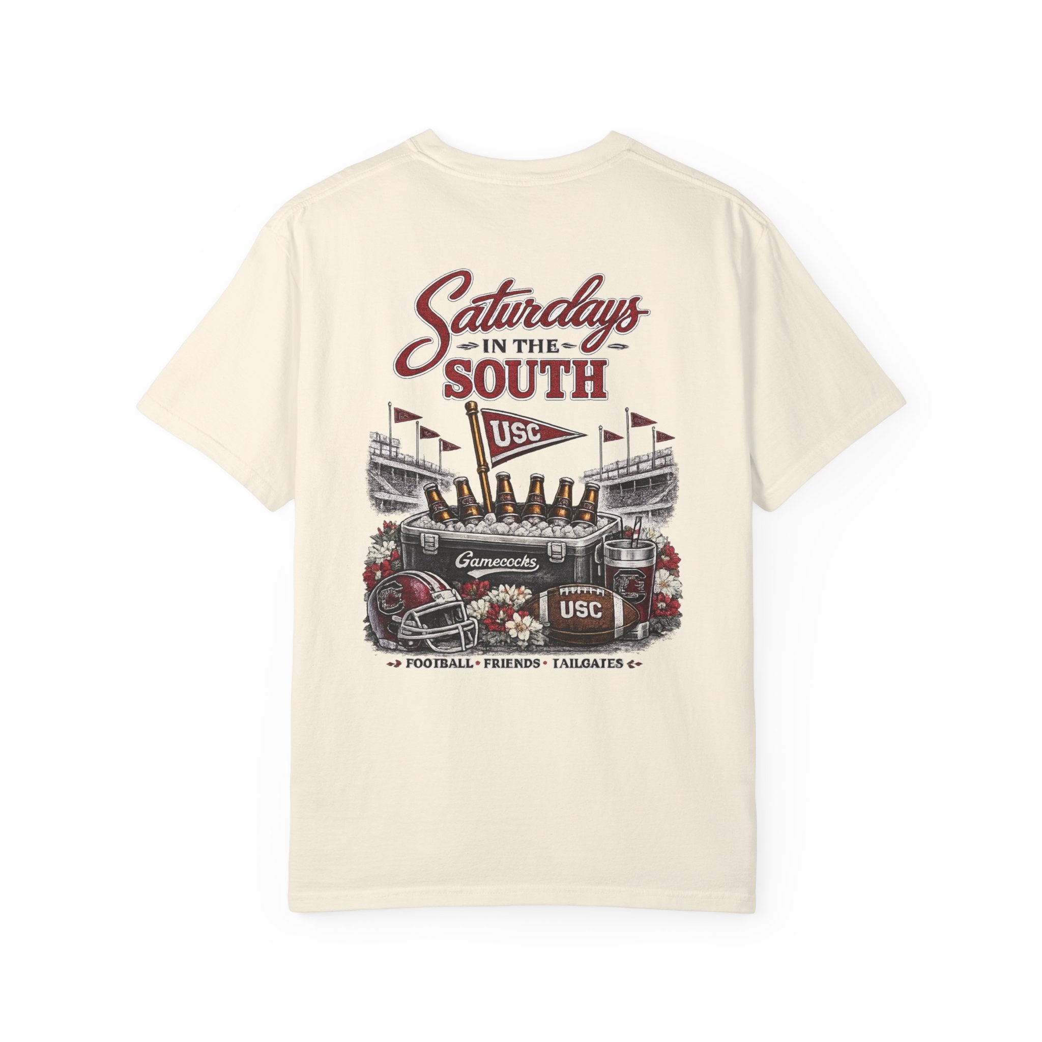Saturdays in the South T-Shirt — USC Game Day Stadium Tee