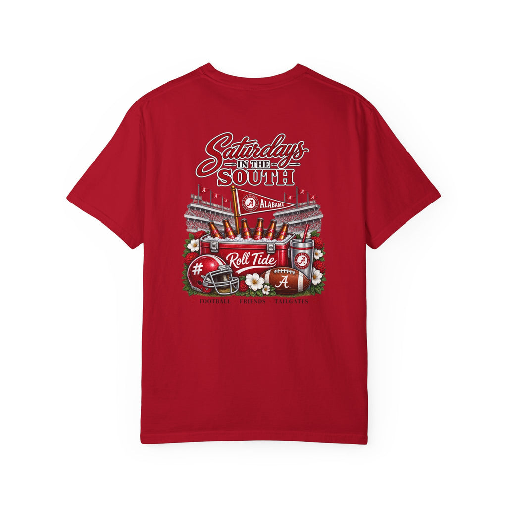 Saturdays in the South T-shirt | Alabama Tailgate Football Tee