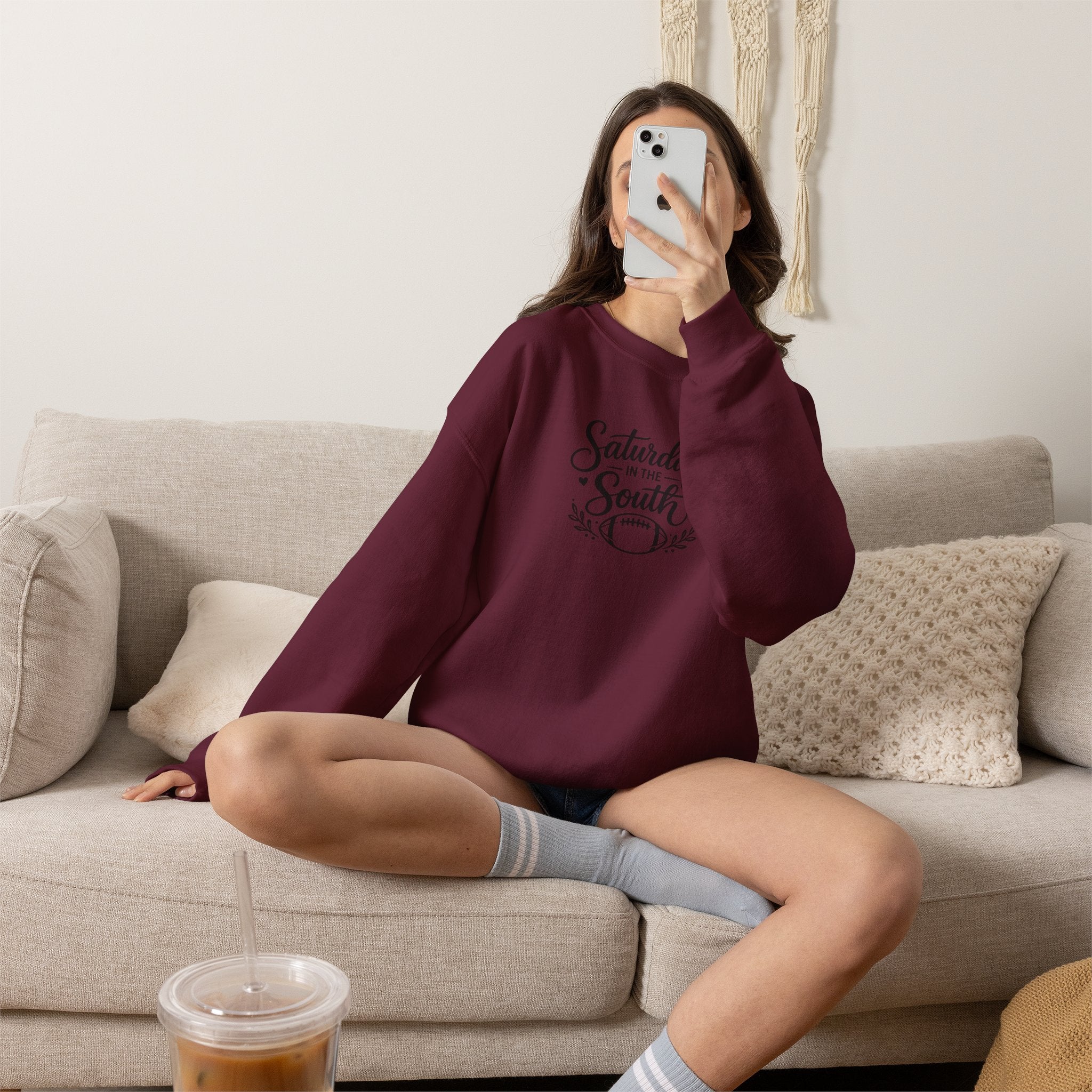 Saturdays in the South sweatshirt | Southern football crewneck