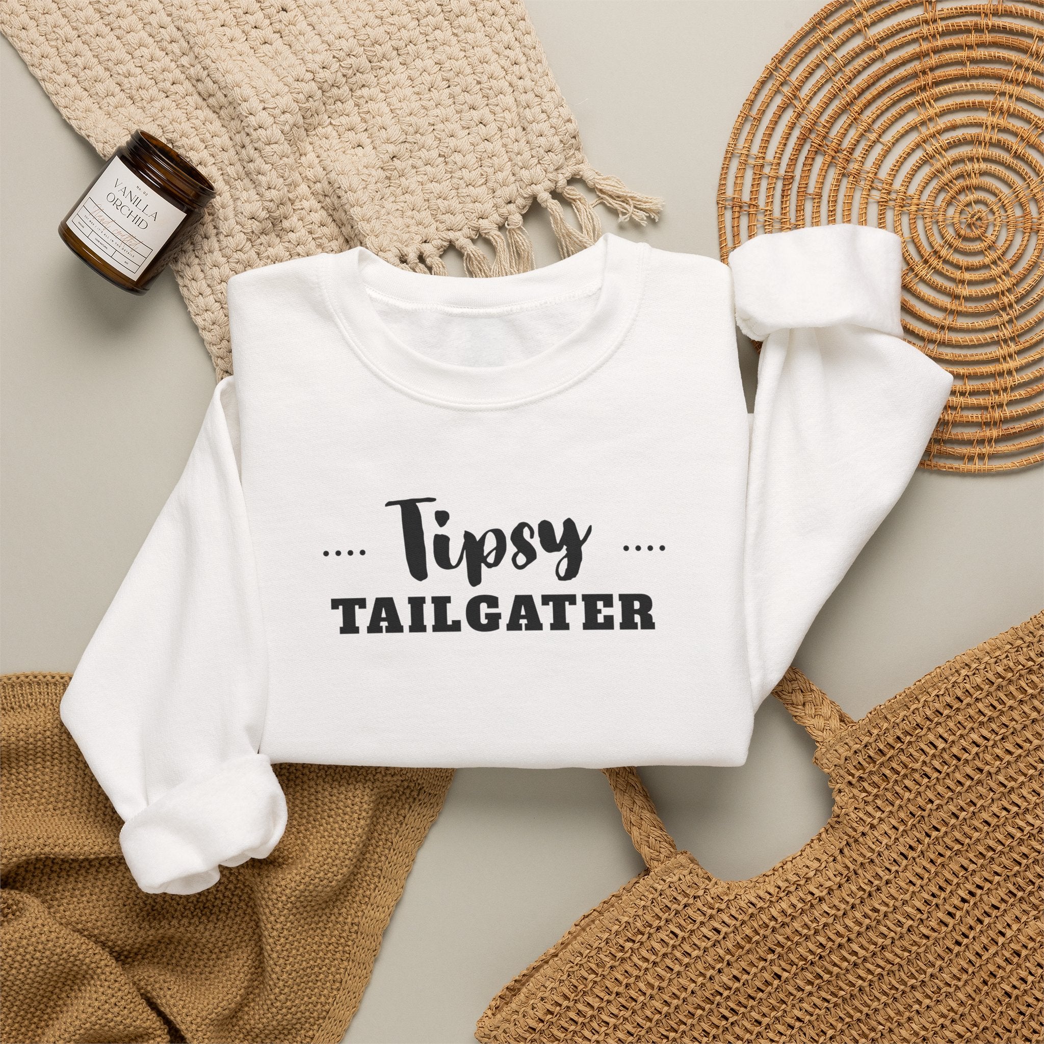 Tipsy Tailgater Crewneck Sweatshirt