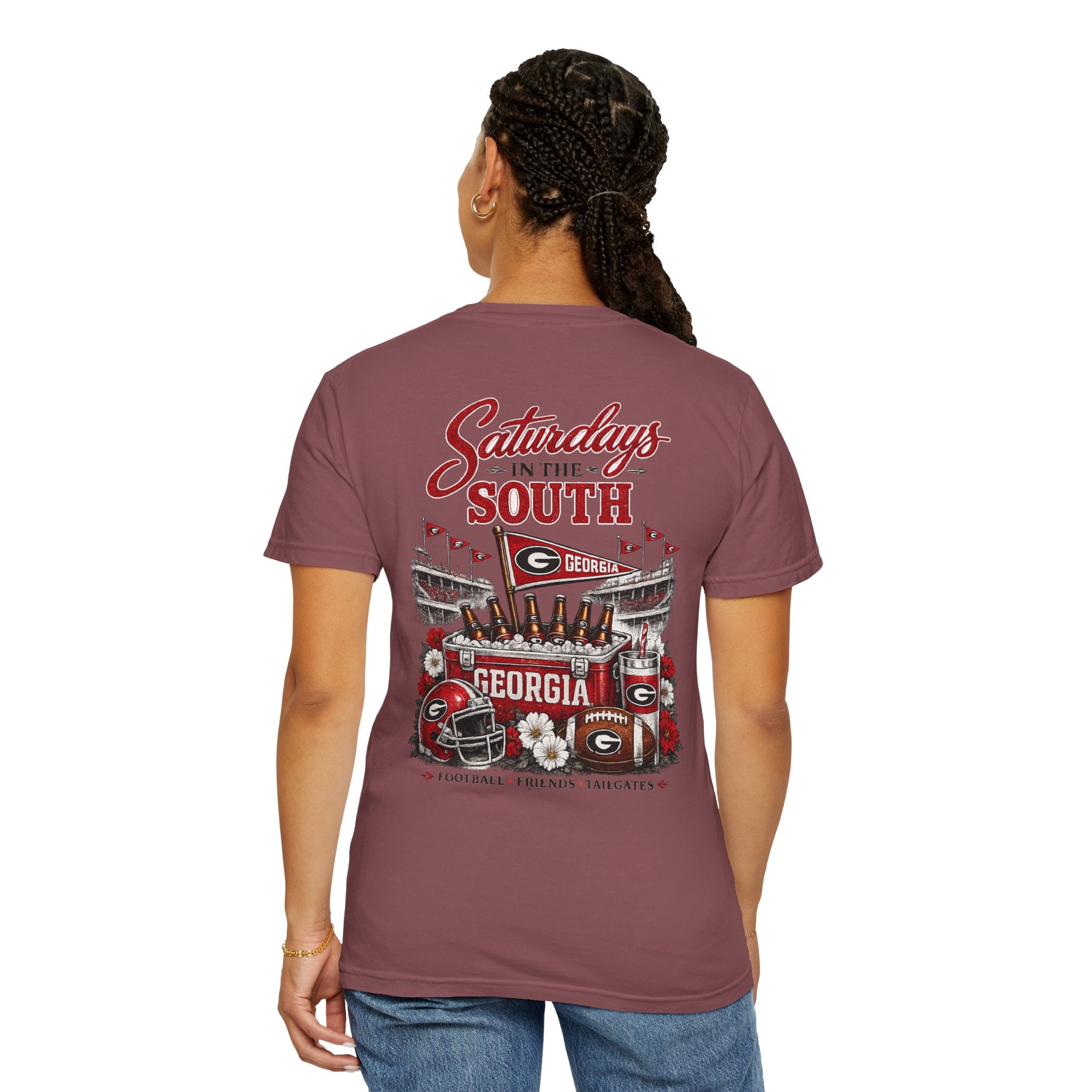 Saturdays in the South Georgia Football T-Shirt