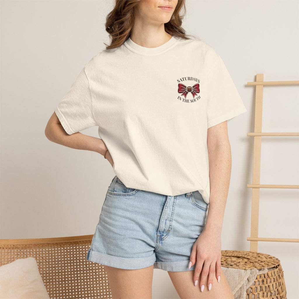 Saturdays in the South T-Shirt — Arkansas Tailgate Football Tee
