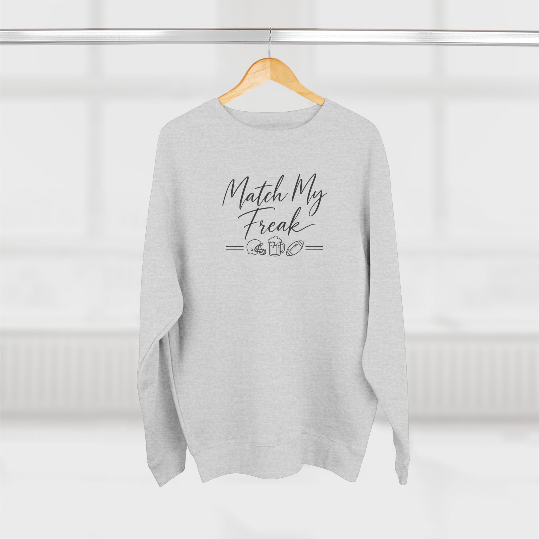 Match My Freak Crewneck Sweatshirt - Football