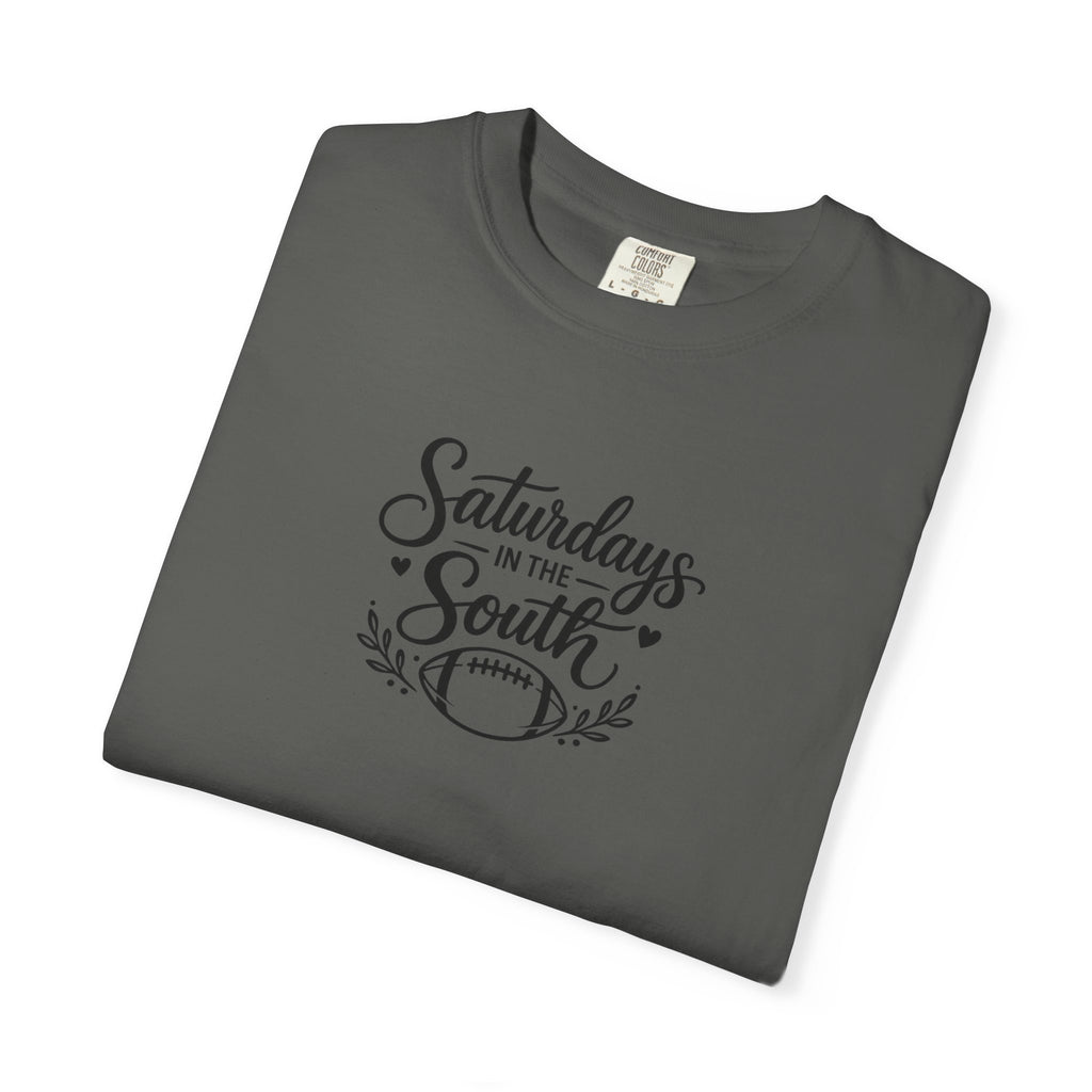 Saturdays in the South T-Shirt — Vintage Football Weekend Tee