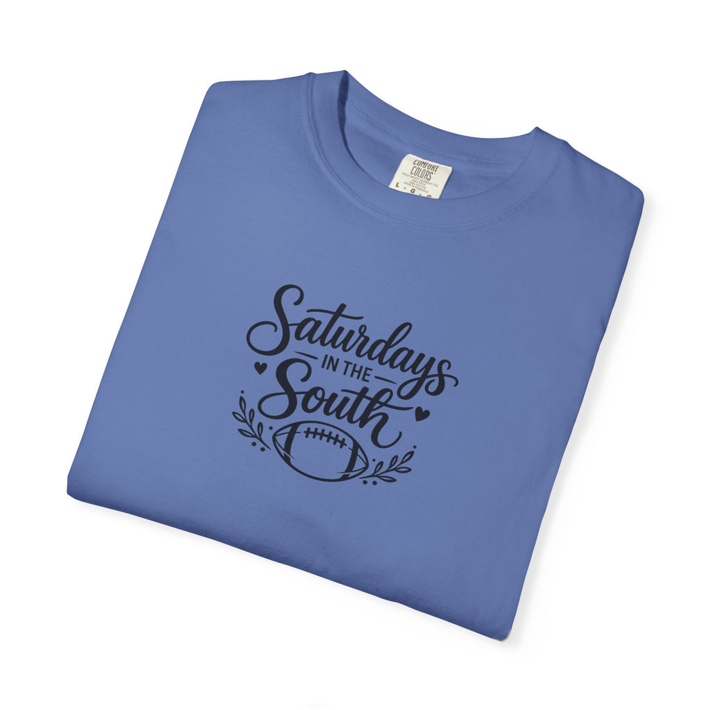 Saturdays in the South T-Shirt — Vintage Football Weekend Tee