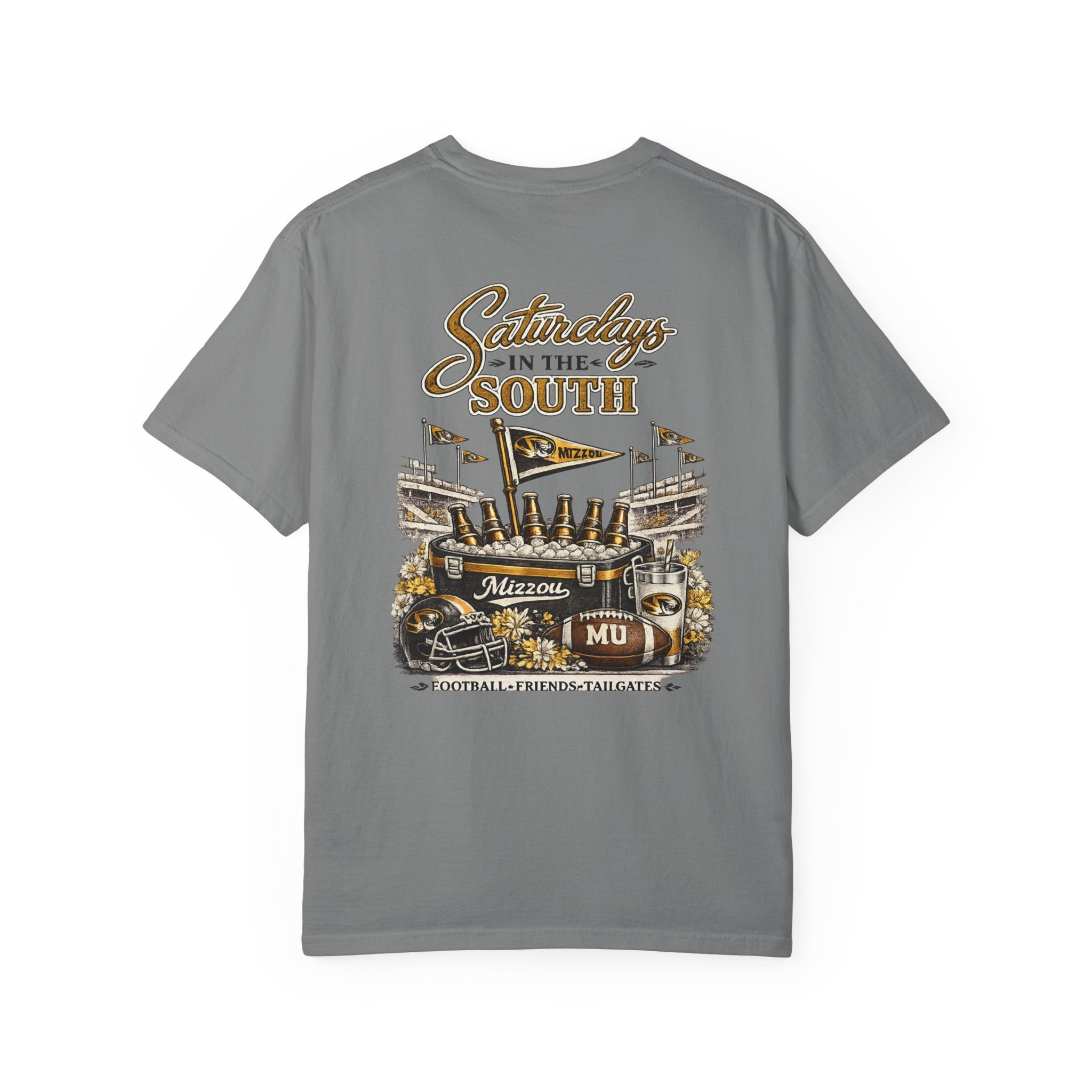 Saturdays in the South - Missouri Tigers Football Tee