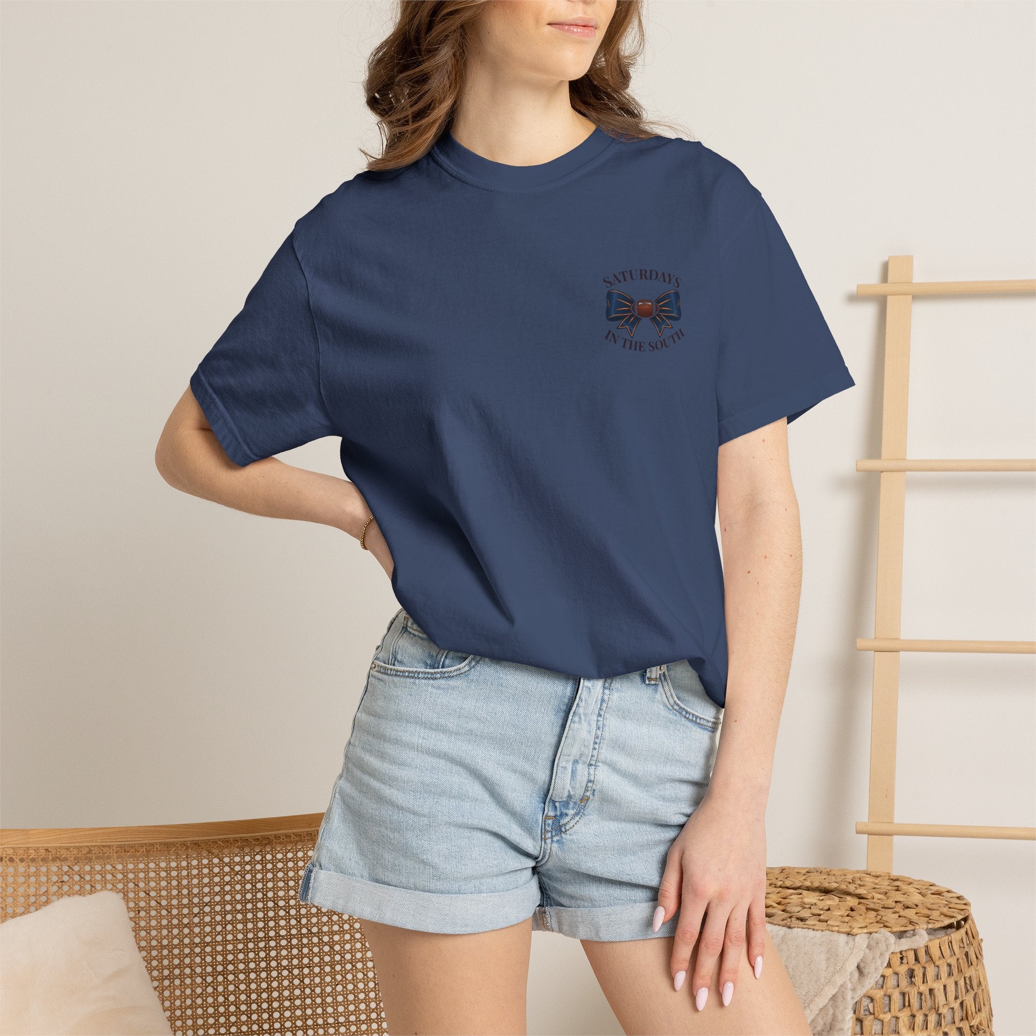 Saturdays in the South T-Shirt — Auburn Football Stadium Vintage Tee