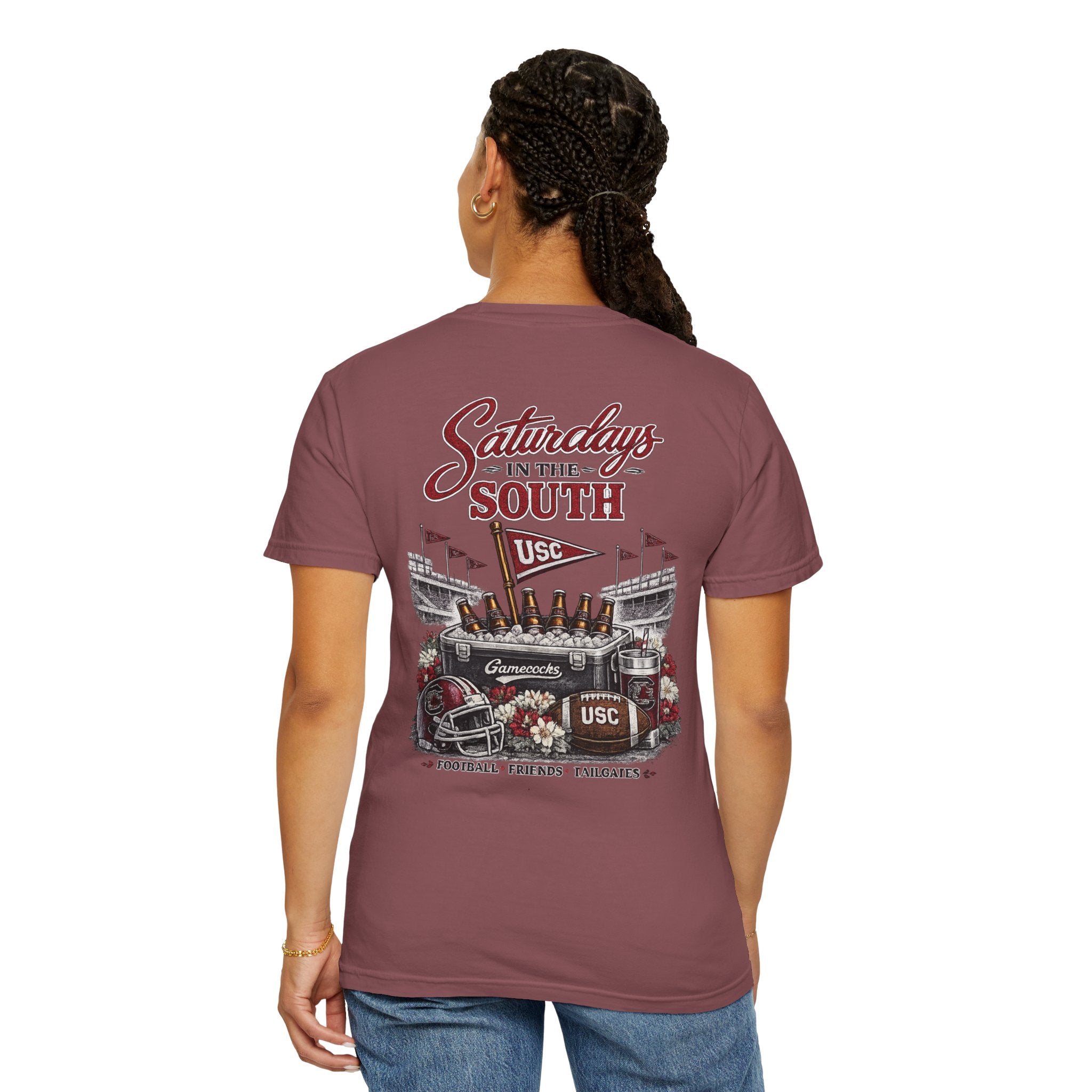 Saturdays in the South T-Shirt — USC Game Day Stadium Tee