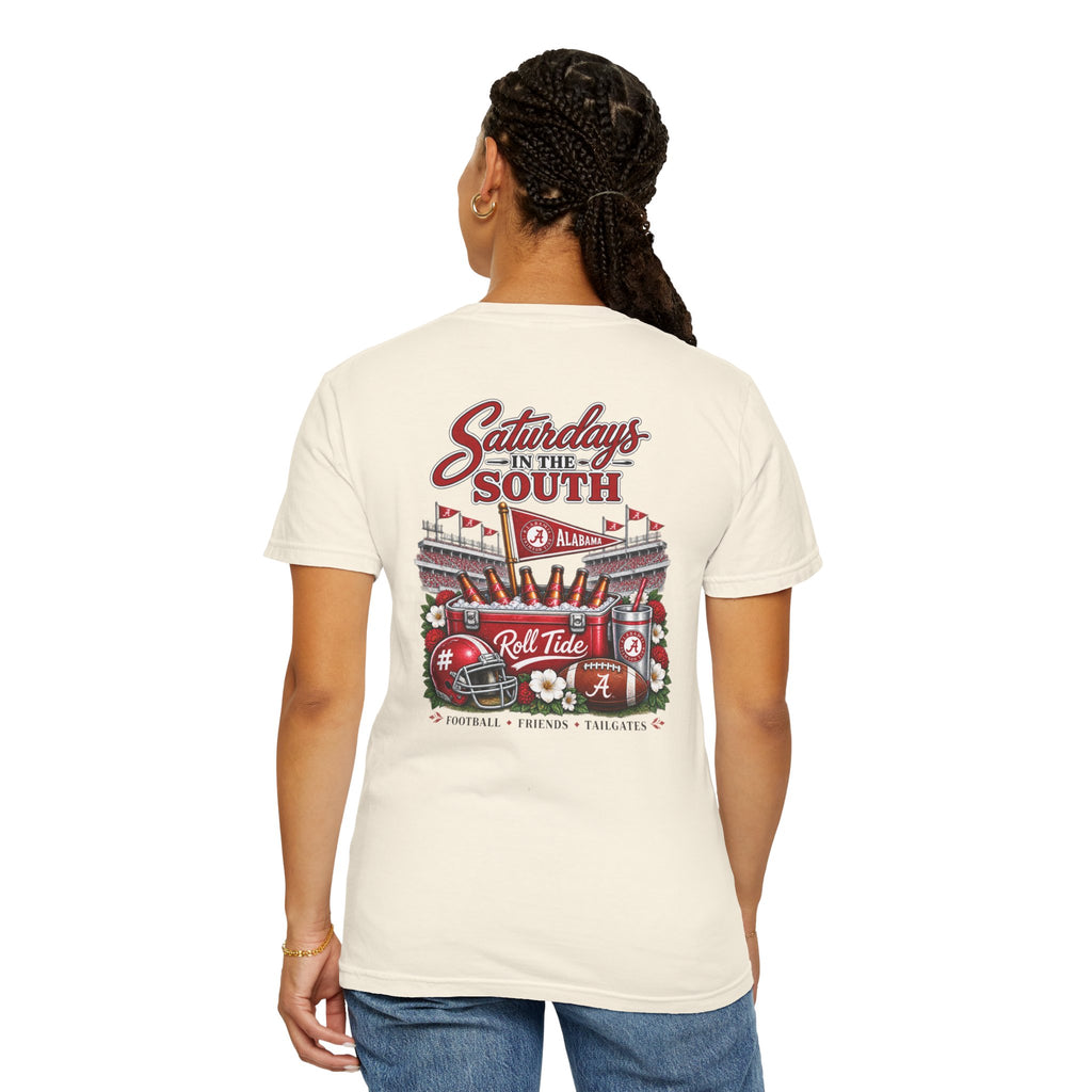 Saturdays in the South T-shirt | Alabama Tailgate Football Tee