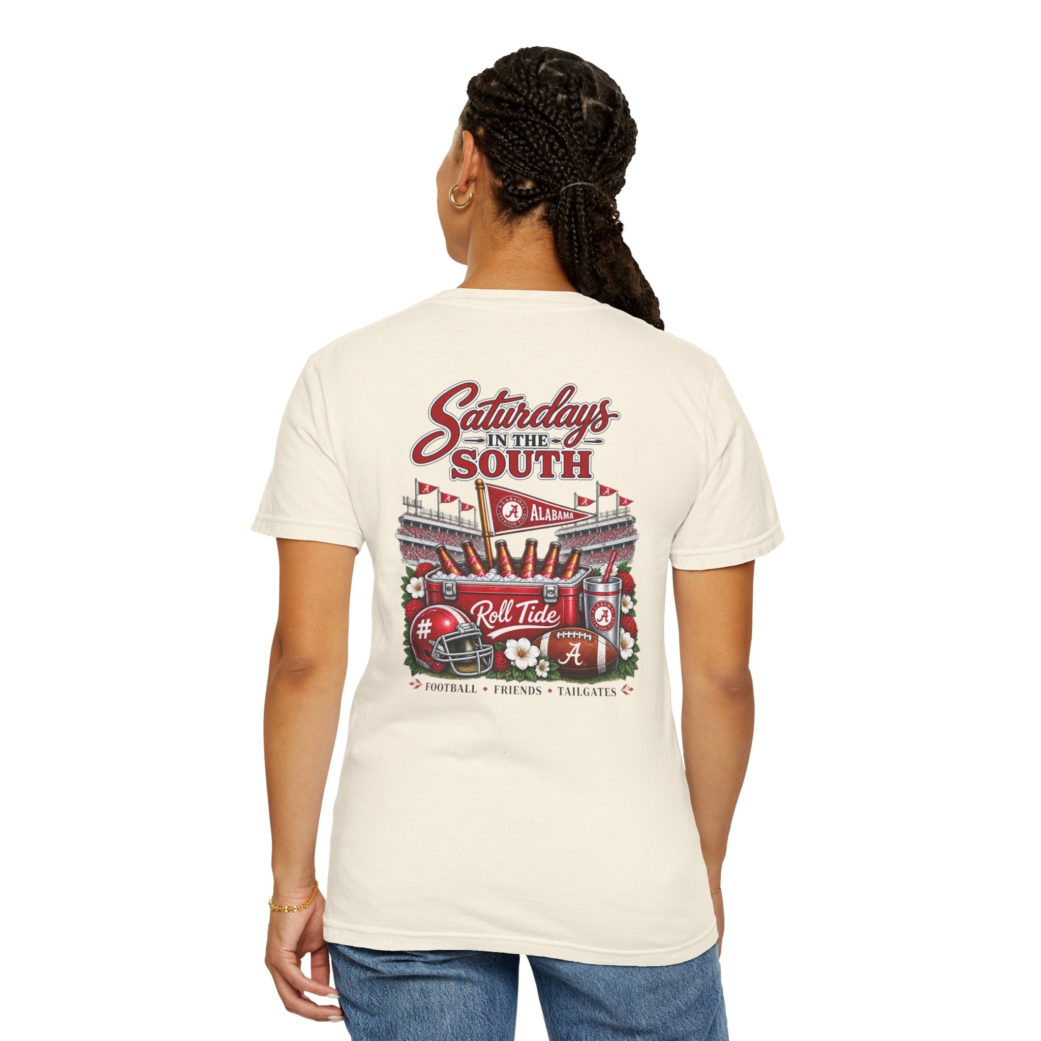 Saturdays in the South T-shirt | Alabama Tailgate Football Tee