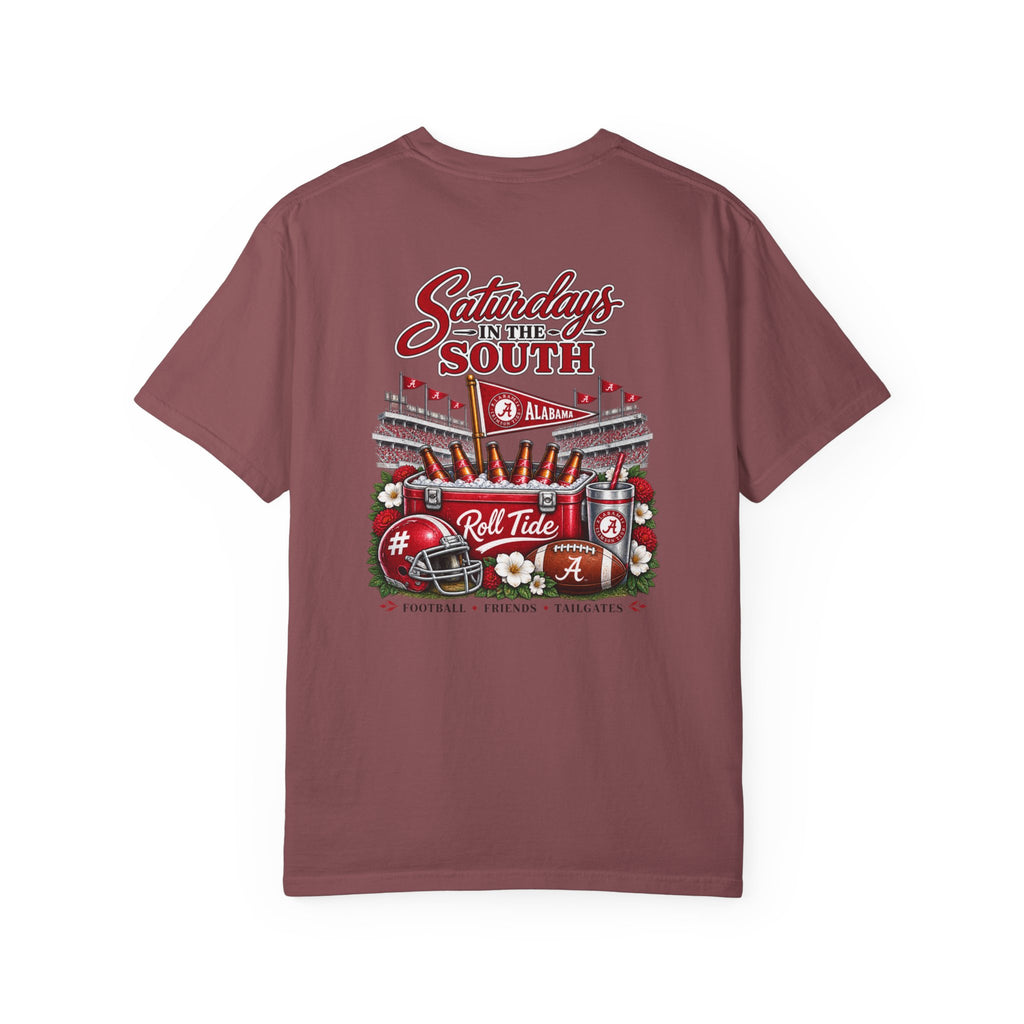 Saturdays in the South T-shirt | Alabama Tailgate Football Tee