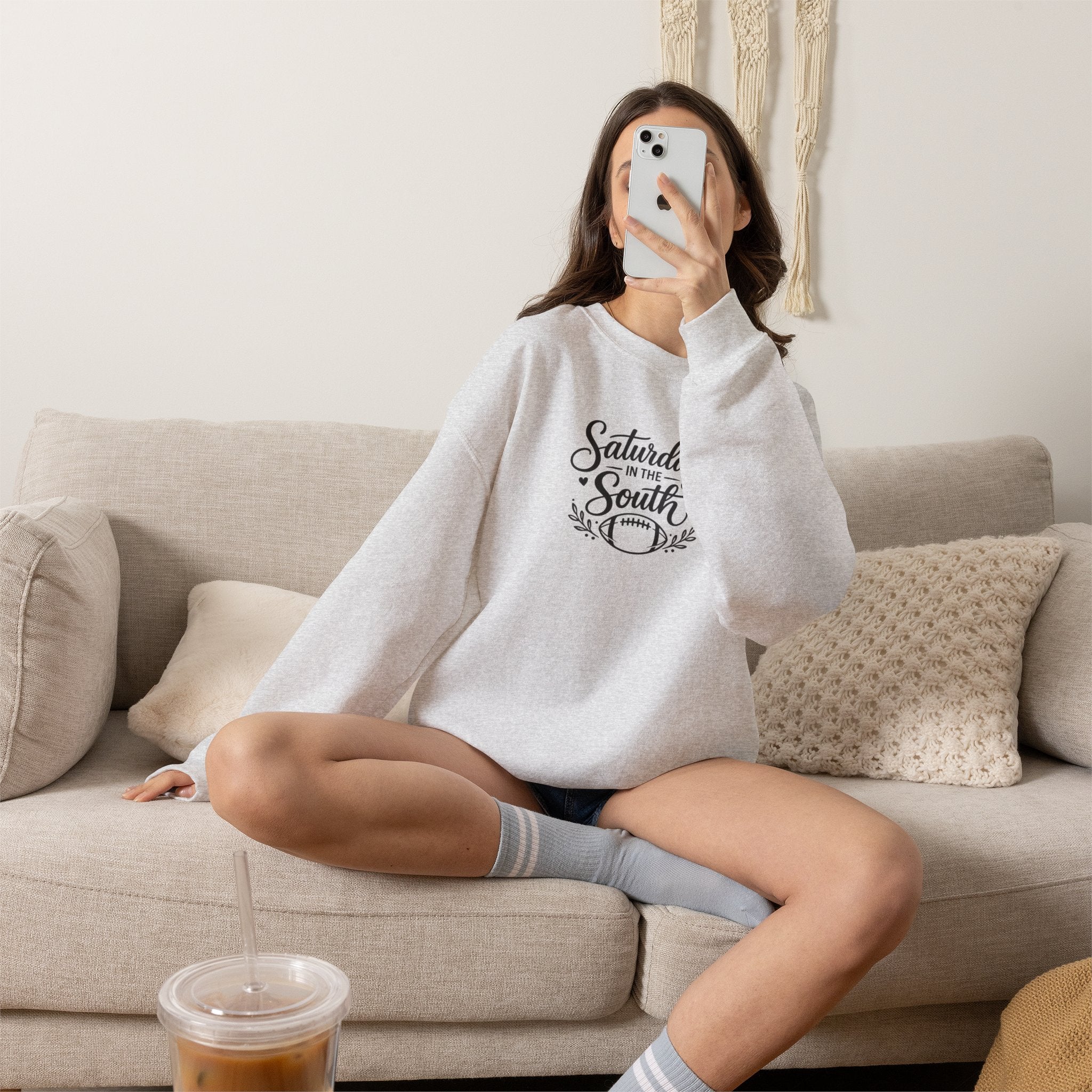 Saturdays in the South sweatshirt | Southern football crewneck
