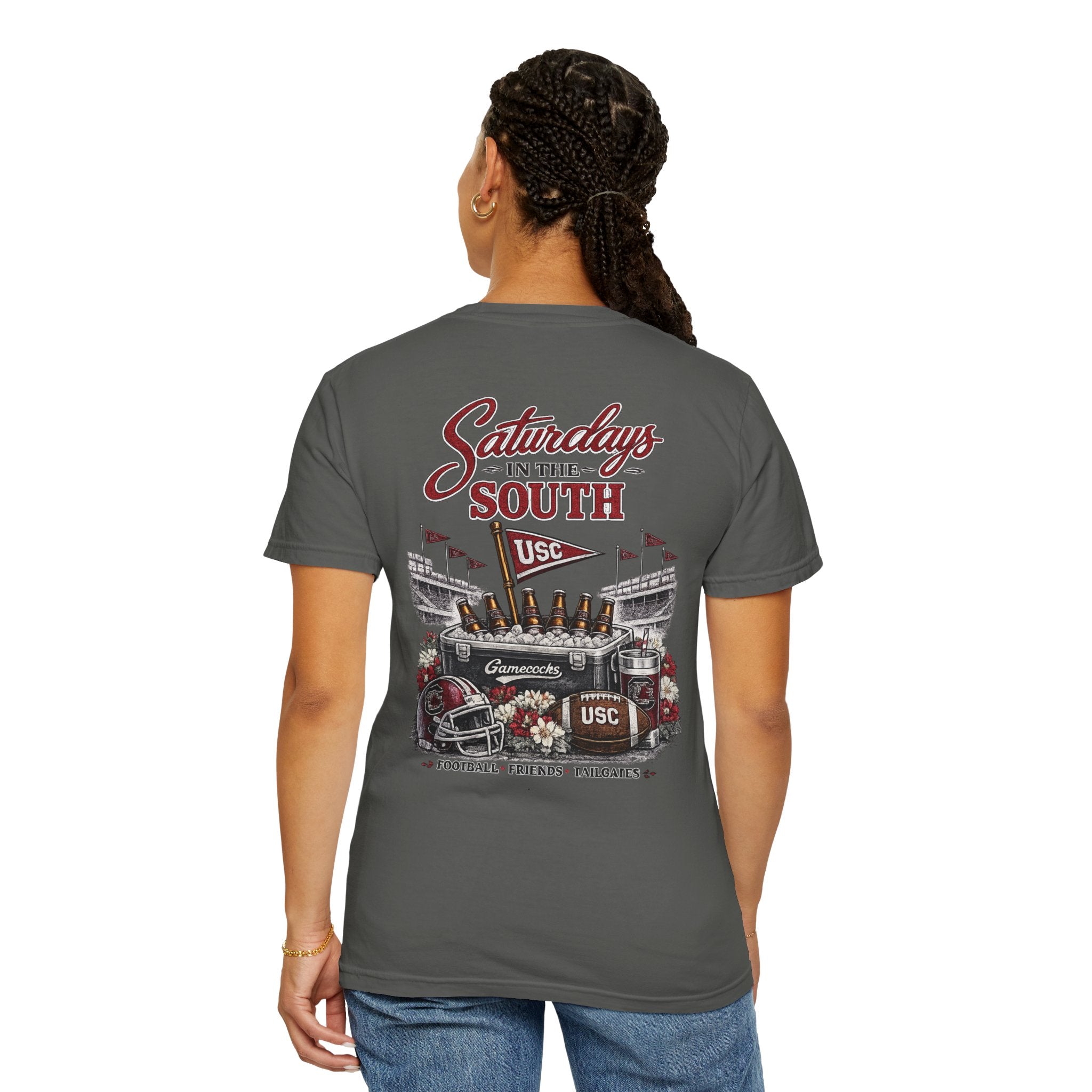 Saturdays in the South T-Shirt — USC Game Day Stadium Tee