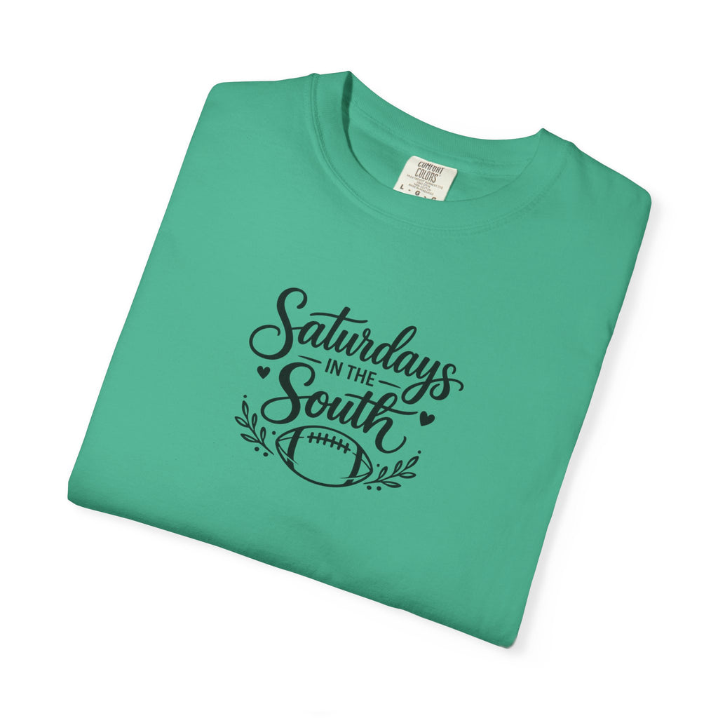 Saturdays in the South T-Shirt — Vintage Football Weekend Tee