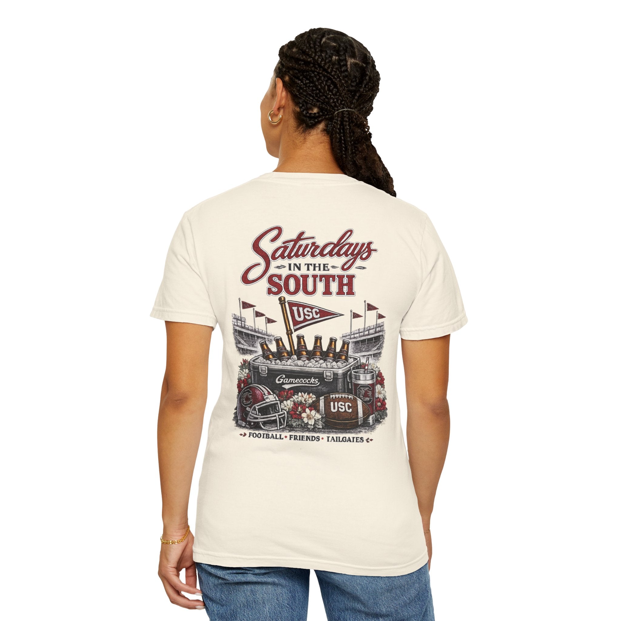 Saturdays in the South T-Shirt — USC Game Day Stadium Tee