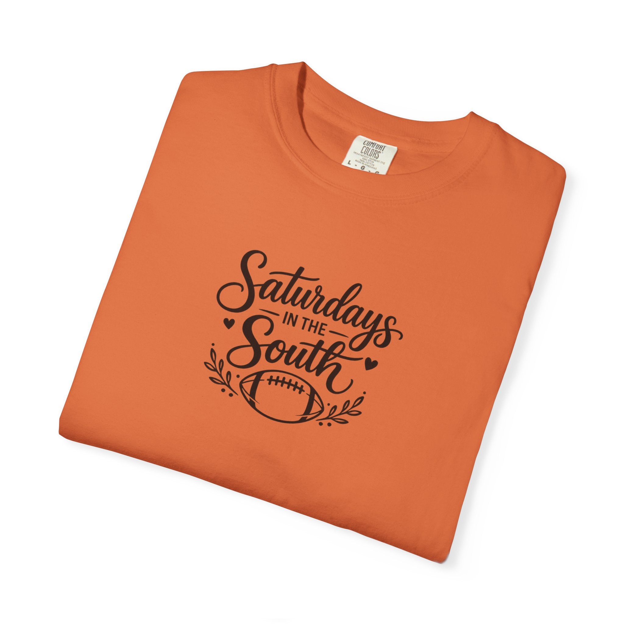 Saturdays in the South T-Shirt — Vintage Football Weekend Tee