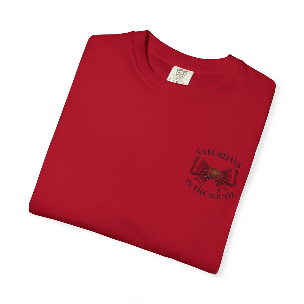 Saturdays in the South T-Shirt — Arkansas Tailgate Football Tee