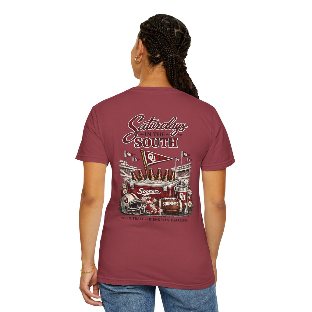 Saturdays in the South T-Shirt — OU Sooners Game Day Tee