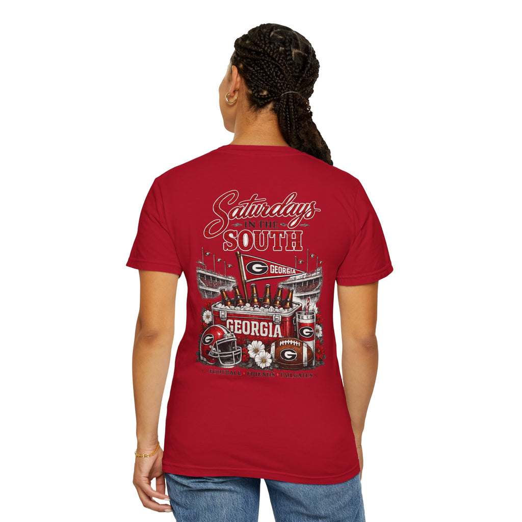 Saturdays in the South Georgia Football T-Shirt