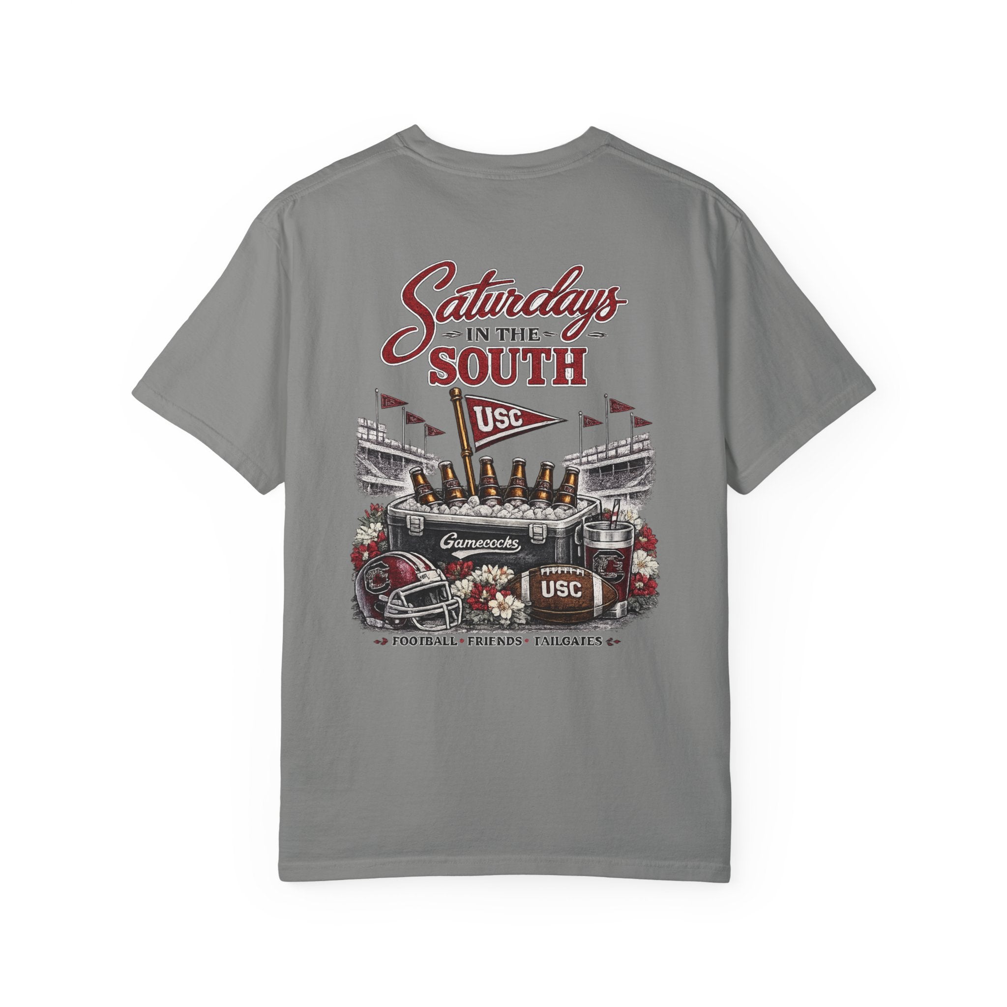 Saturdays in the South T-Shirt — USC Game Day Stadium Tee