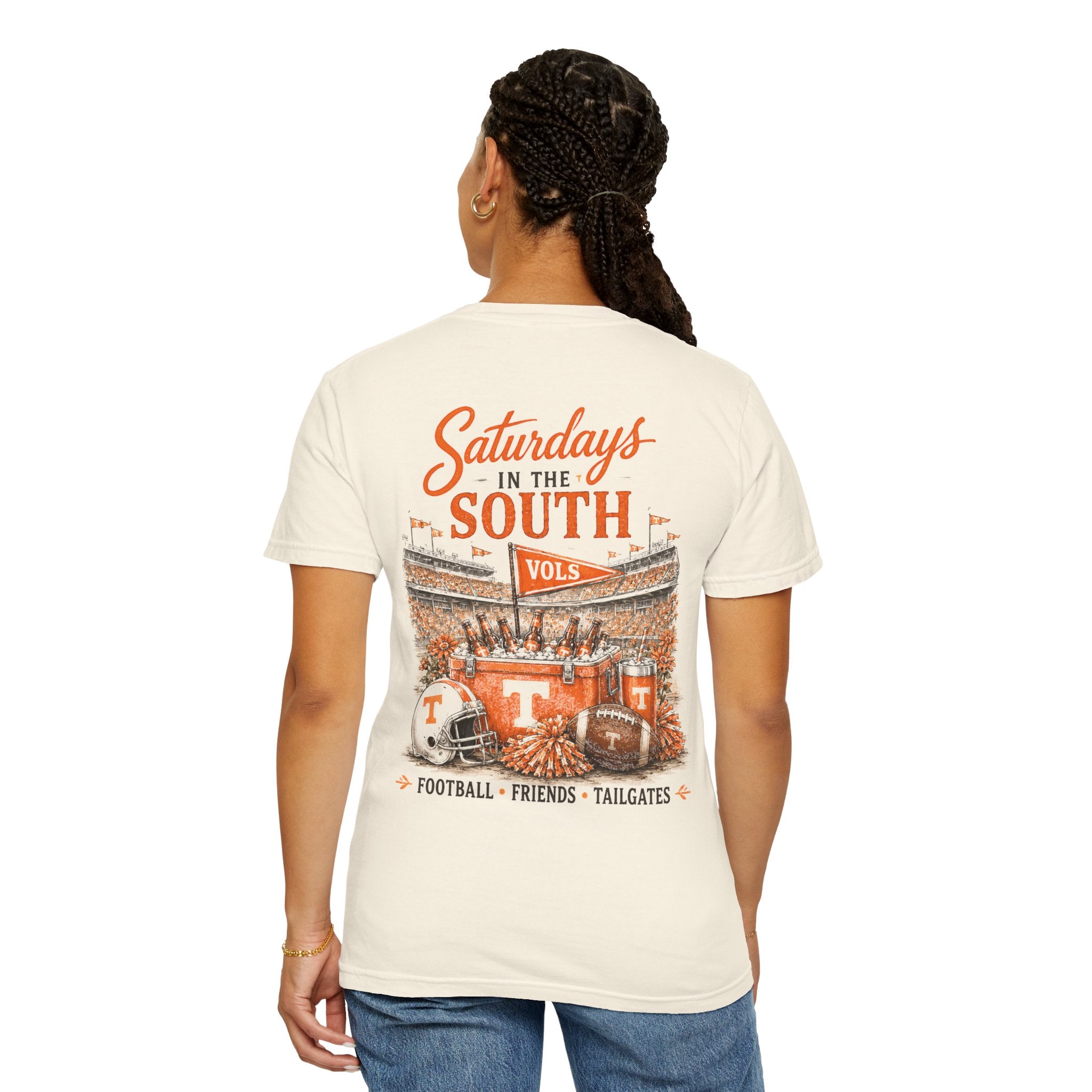 Saturdays in the South T-Shirt — Tennessee Vols Football Tailgate Tee