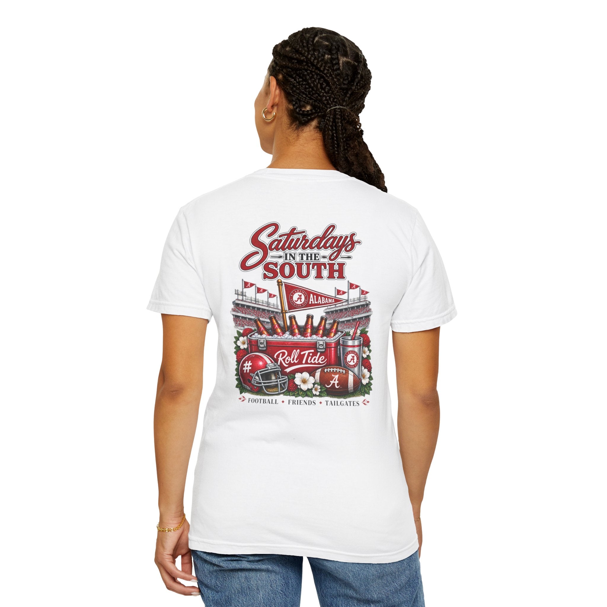 Saturdays in the South T-shirt | Alabama Tailgate Football Tee