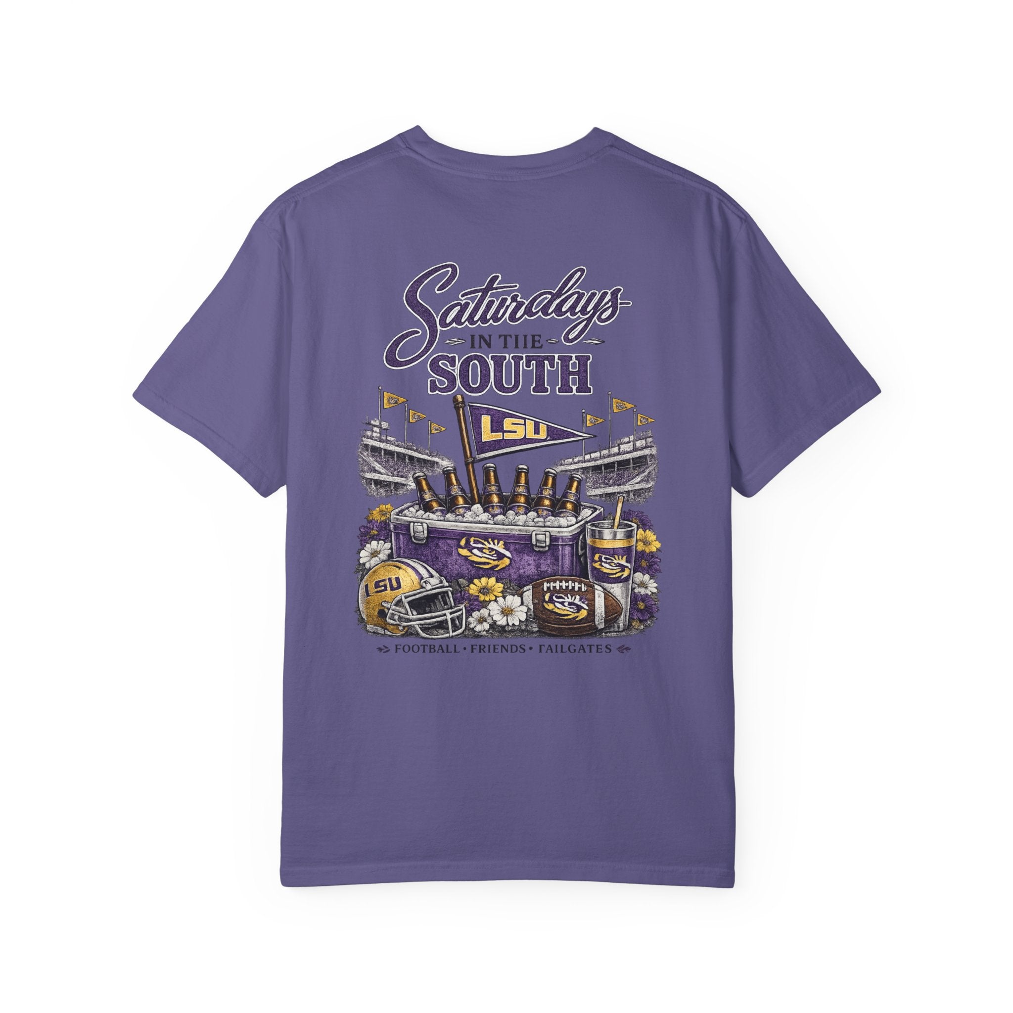 Saturdays in the South T-Shirt - LSU Tigers