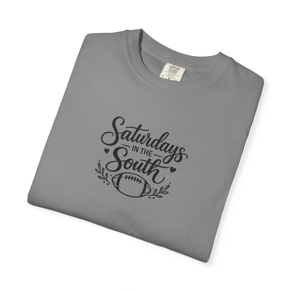 Saturdays in the South T-Shirt — Vintage Football Weekend Tee