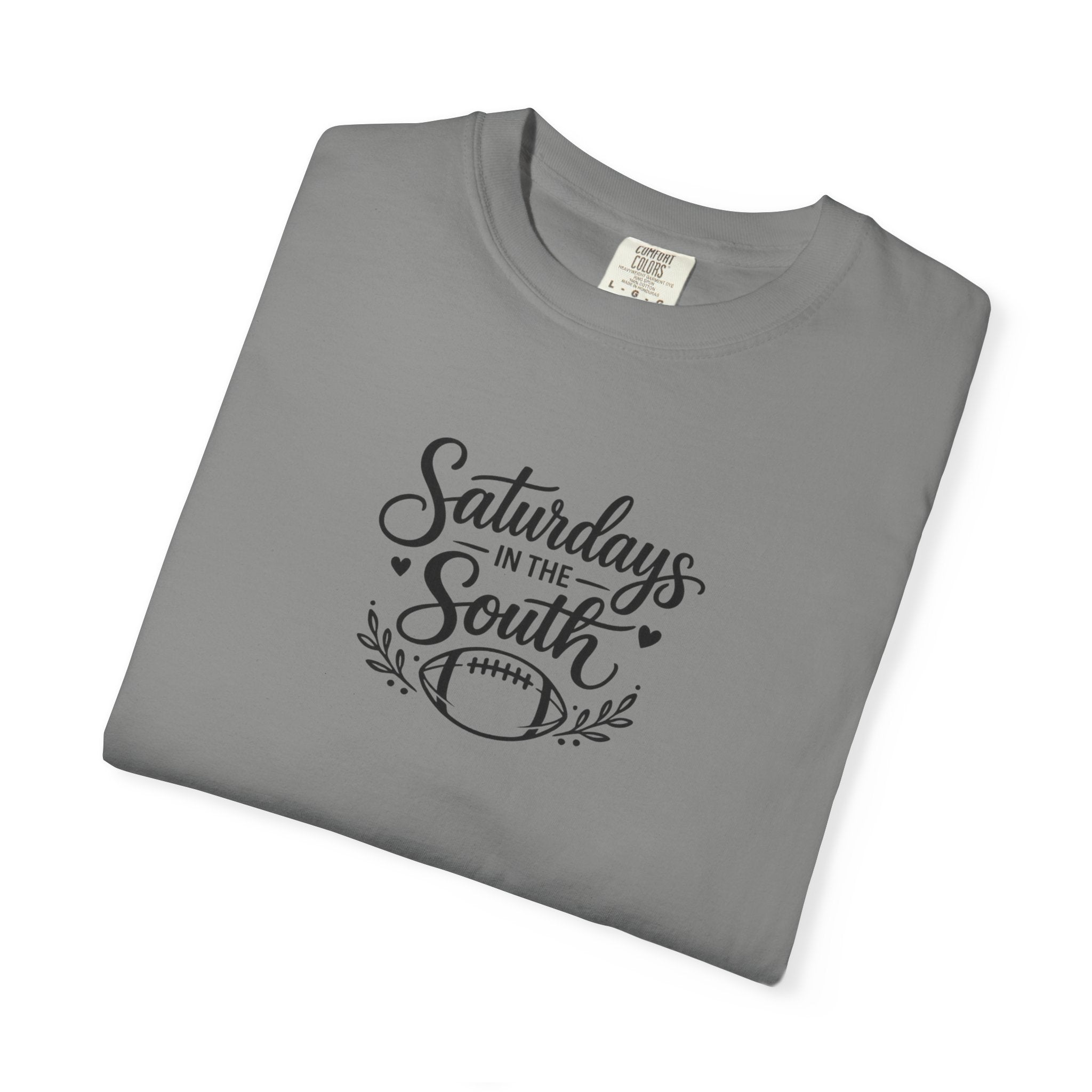 Saturdays in the South T-Shirt — Vintage Football Weekend Tee
