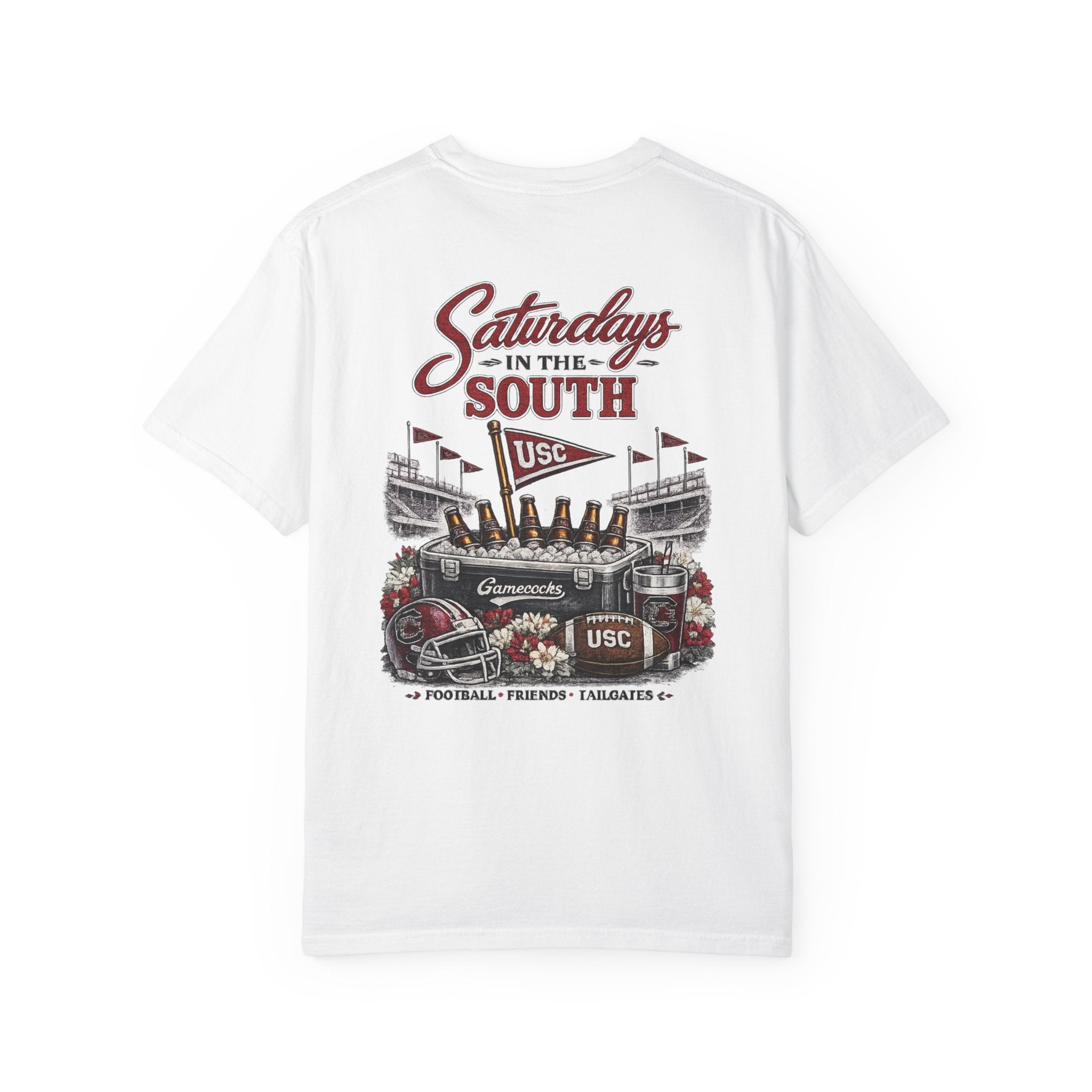 Saturdays in the South T-Shirt — USC Game Day Stadium Tee